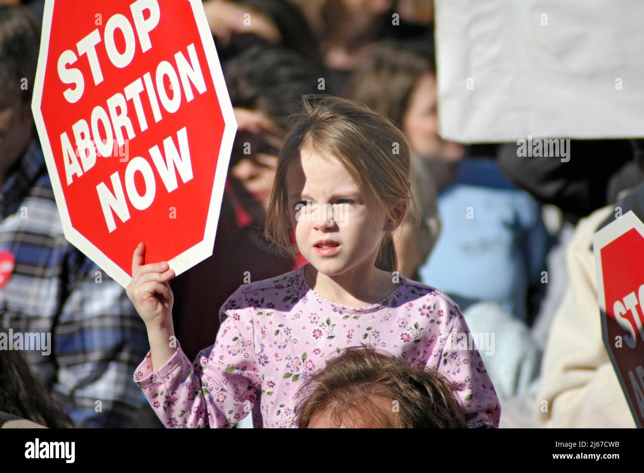 Lutte contre l'avortement et manifestation de la loi Pro Life au bâtiment du Capitole de l'État de Géorgie à Atlanta Etats-Unis actions politiques sur les femmes Banque D'Images