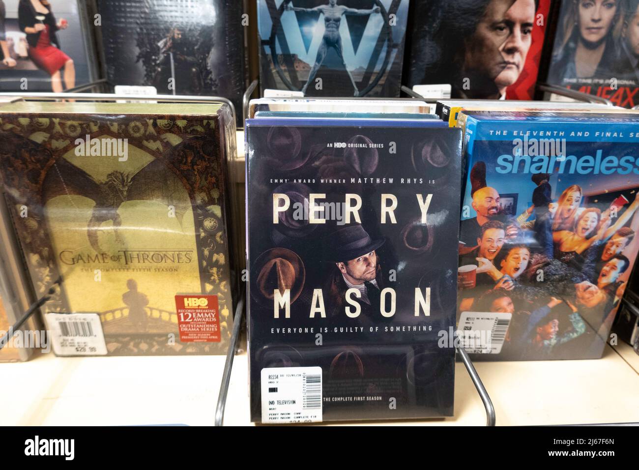 Barnes & Noble Booksellers Display, 2022, NW York City, États-Unis Banque D'Images