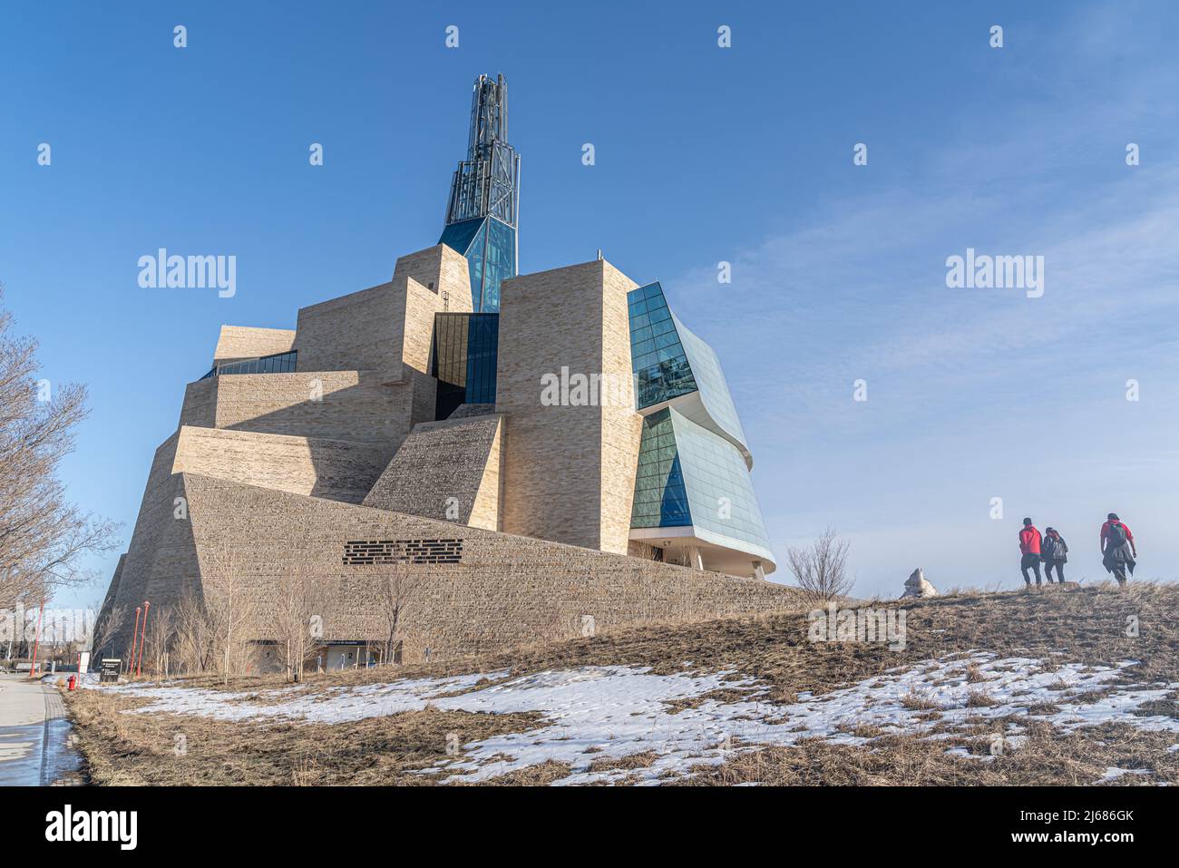 Mars 23 2022 - Winnipeg Manitoba Canada - le muséum du complexe des droits de la personne Banque D'Images