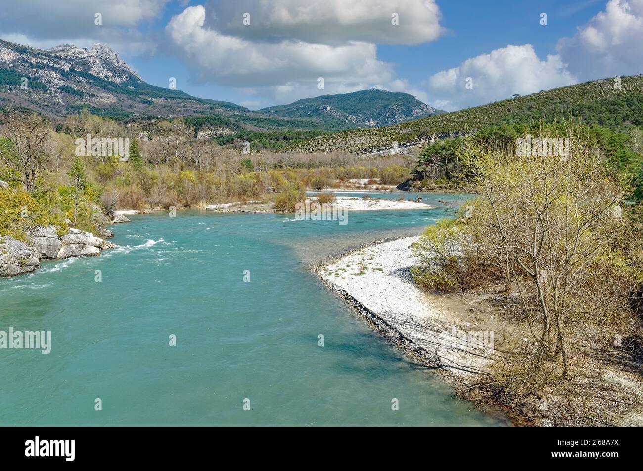 Rivière Verdon dans le Grand canyon du verdon,, Provence, France Banque D'Images