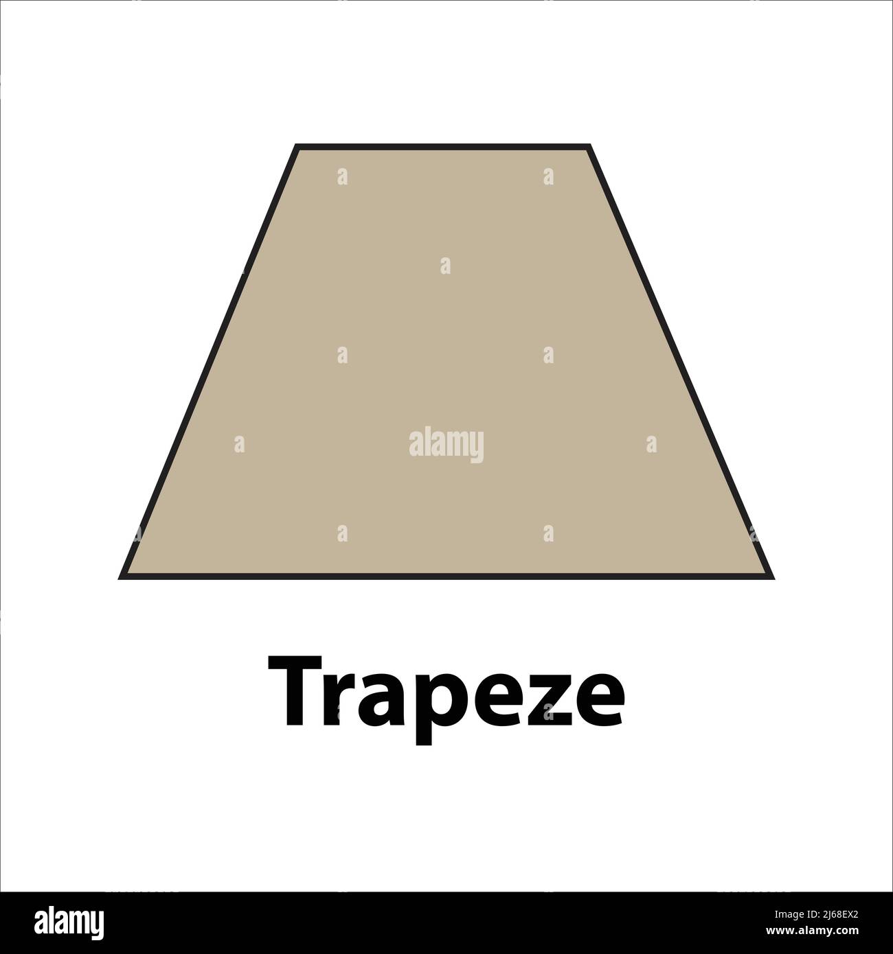 trapèze image vectorielle de couleur claire Illustration de Vecteur