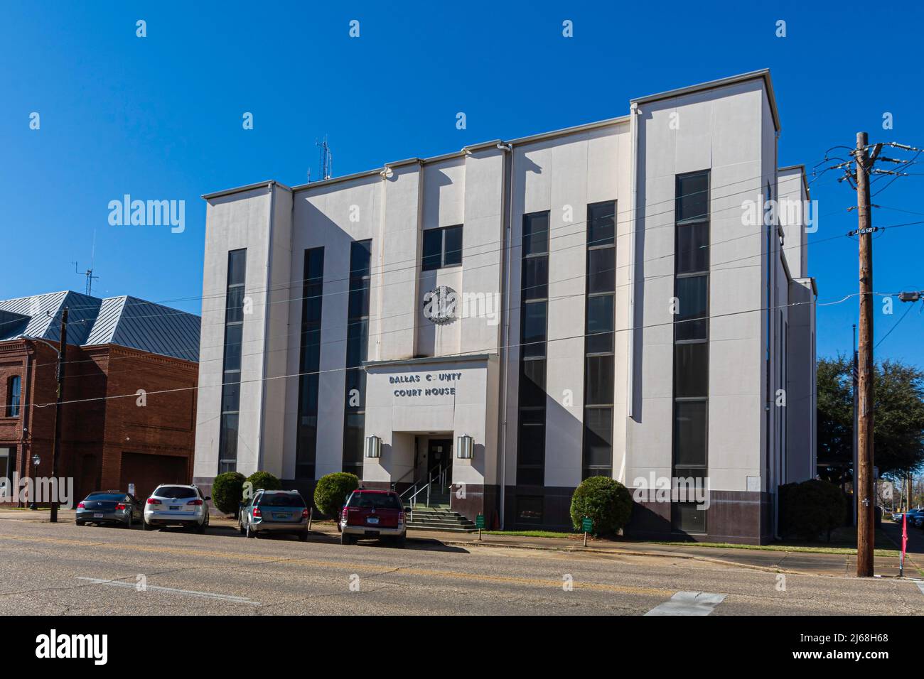 Selma, Alabama, USA-1 mars 2022: Le palais de justice du comté de Dallas dans la ville historique de Selma, Alabama a été construit à l'origine comme une structure victorienne en 1900, mais a s Banque D'Images