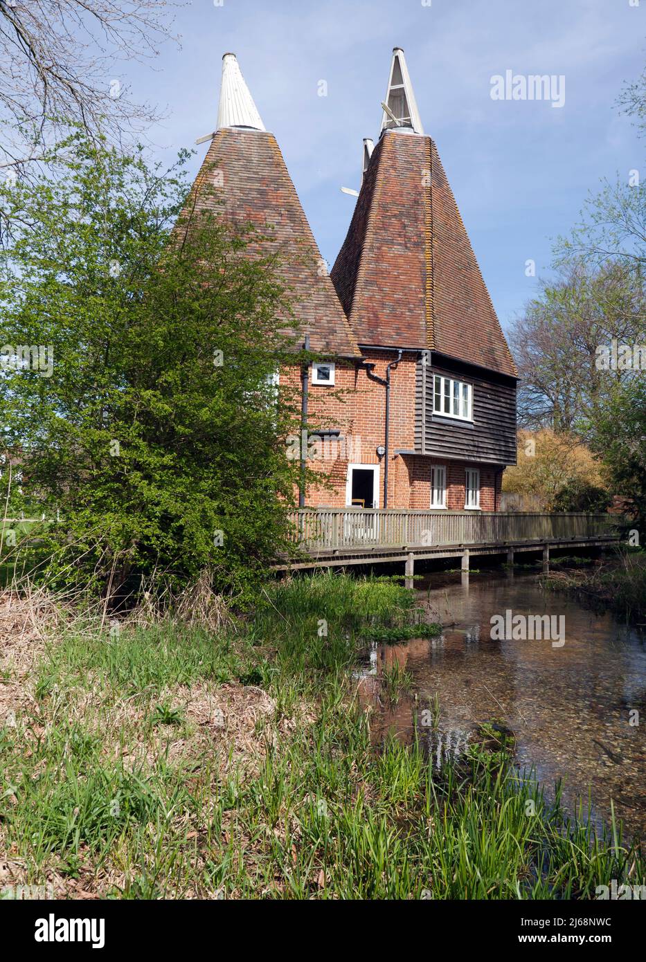 Oasthouses à Littlebourne, Kent Banque D'Images