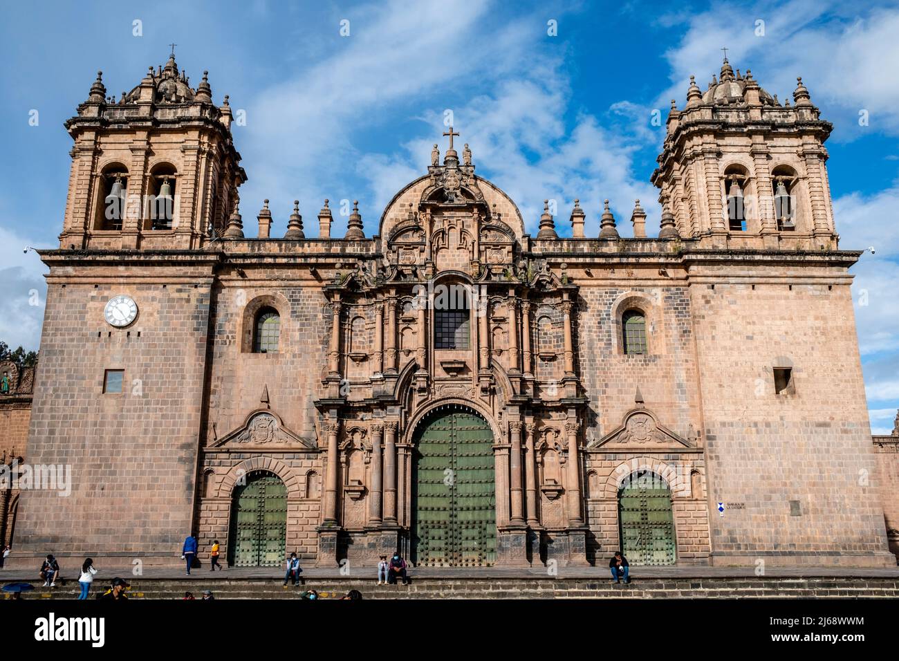 Cusco Cathedral, Plaza de Armas, Cusco, province de Cusco, Pérou. Banque D'Images