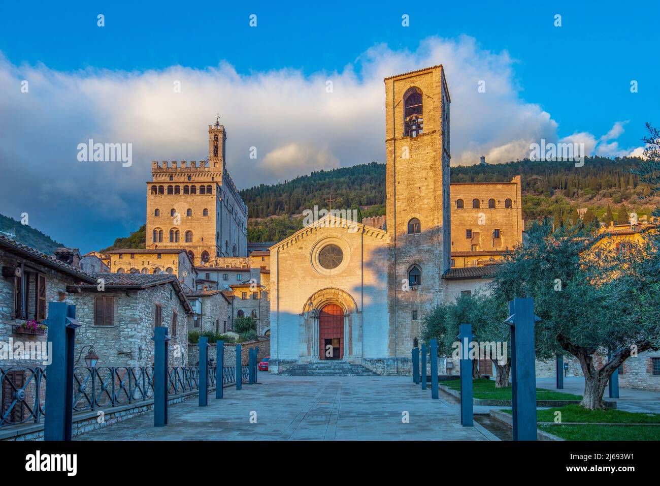 Eglise San Giovanni, Gubbio, province de Pérouse, Ombrie, Italie Banque D'Images