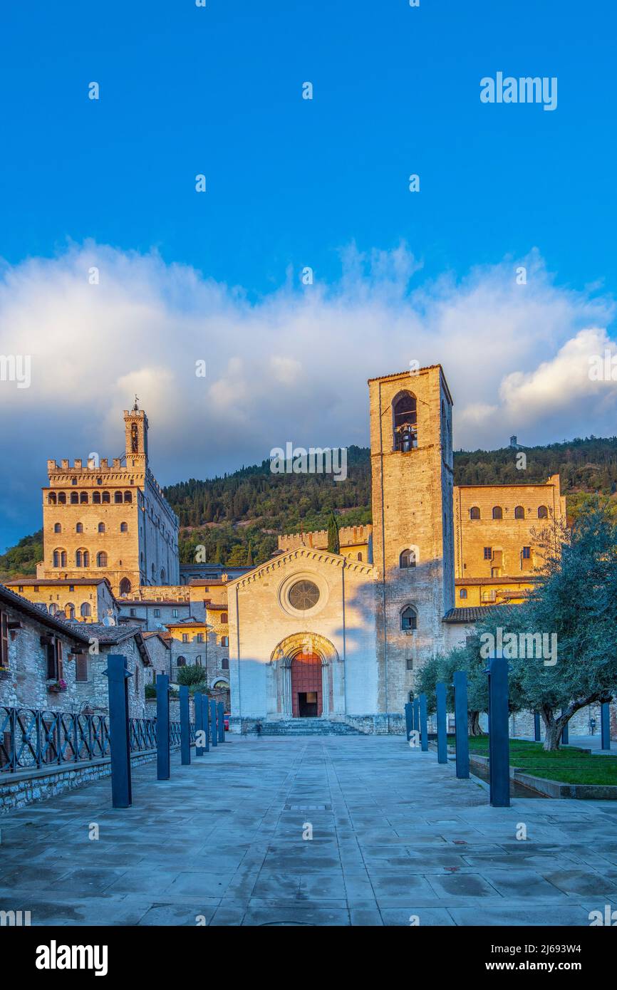 Eglise San Giovanni, Gubbio, province de Pérouse, Ombrie, Italie Banque D'Images