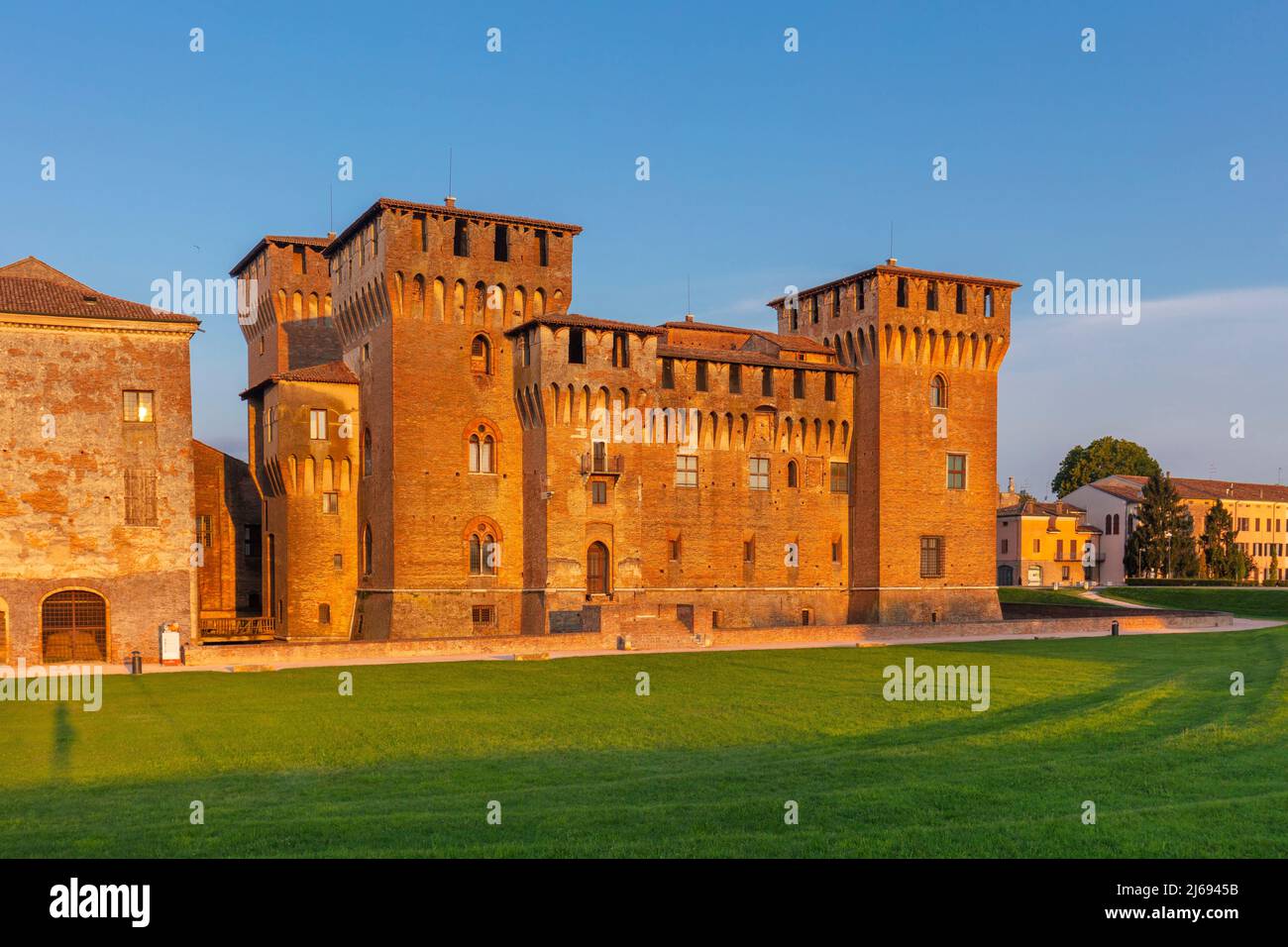 Château de San Giorgio, Mantoue (Mantoue), site classé au patrimoine mondial de l'UNESCO, Lombardie (Lombardie), Italie Banque D'Images