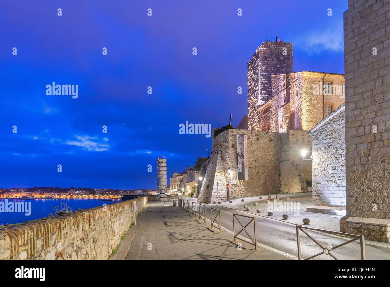 Musée Picasso, Antibes, Alpes-Maritimes, Provence-Alpes-Côte d'Azur, France, Méditerranée, Europe Banque D'Images
