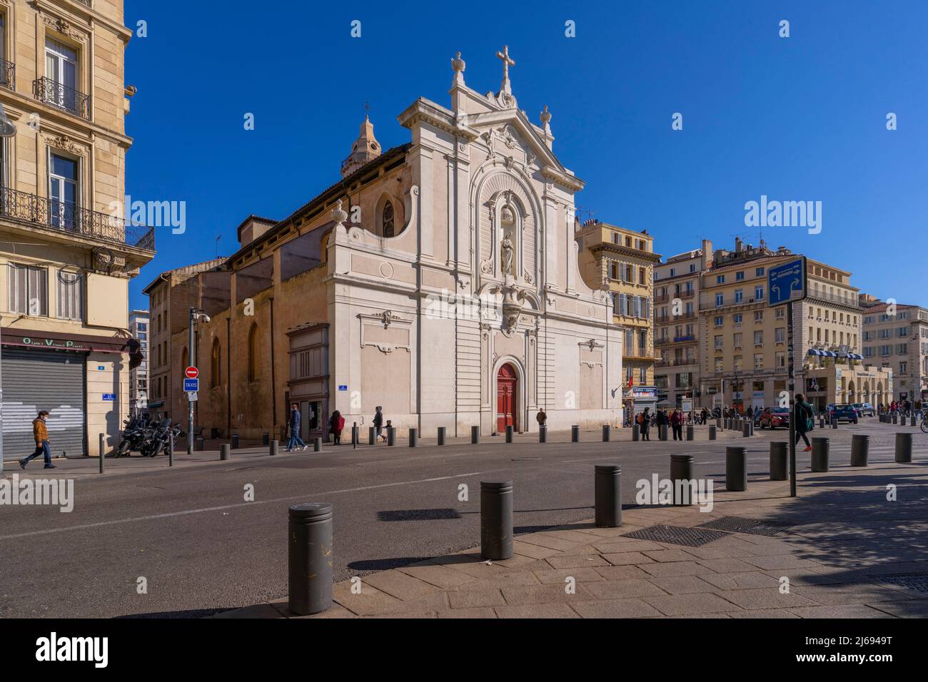 Église de San Ferreolo, Marseille, Provence-Alpes-Côte d'Azur, France, Méditerranée, Europe Banque D'Images