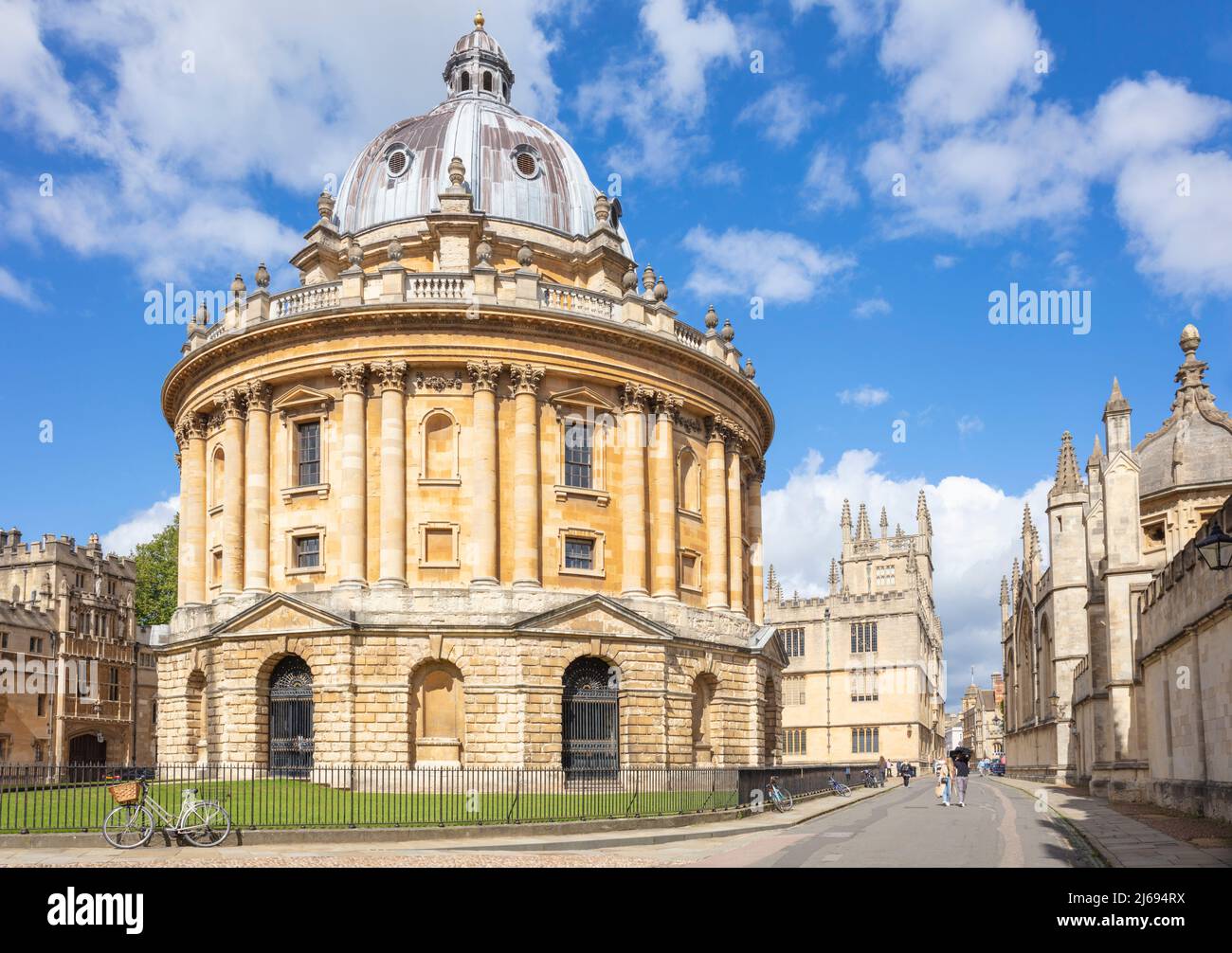 Caméra Radcliffe de l'université d'Oxford, Radcliffe Square, Catte Street, Oxford, Oxfordshire, Angleterre, Royaume-Uni Banque D'Images