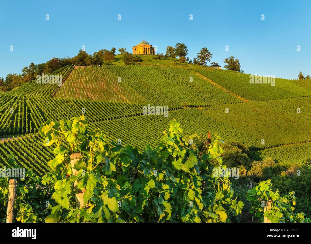 Chapelle funéraire sur la colline du Wurttemberg, Stuttgart-Rotenberg, Bade-Wurtemberg, Allemagne Banque D'Images