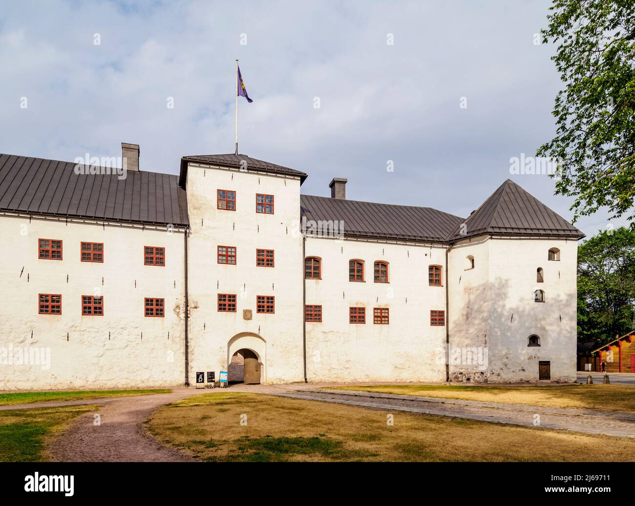 Le château de Turku, Finlande Banque D'Images
