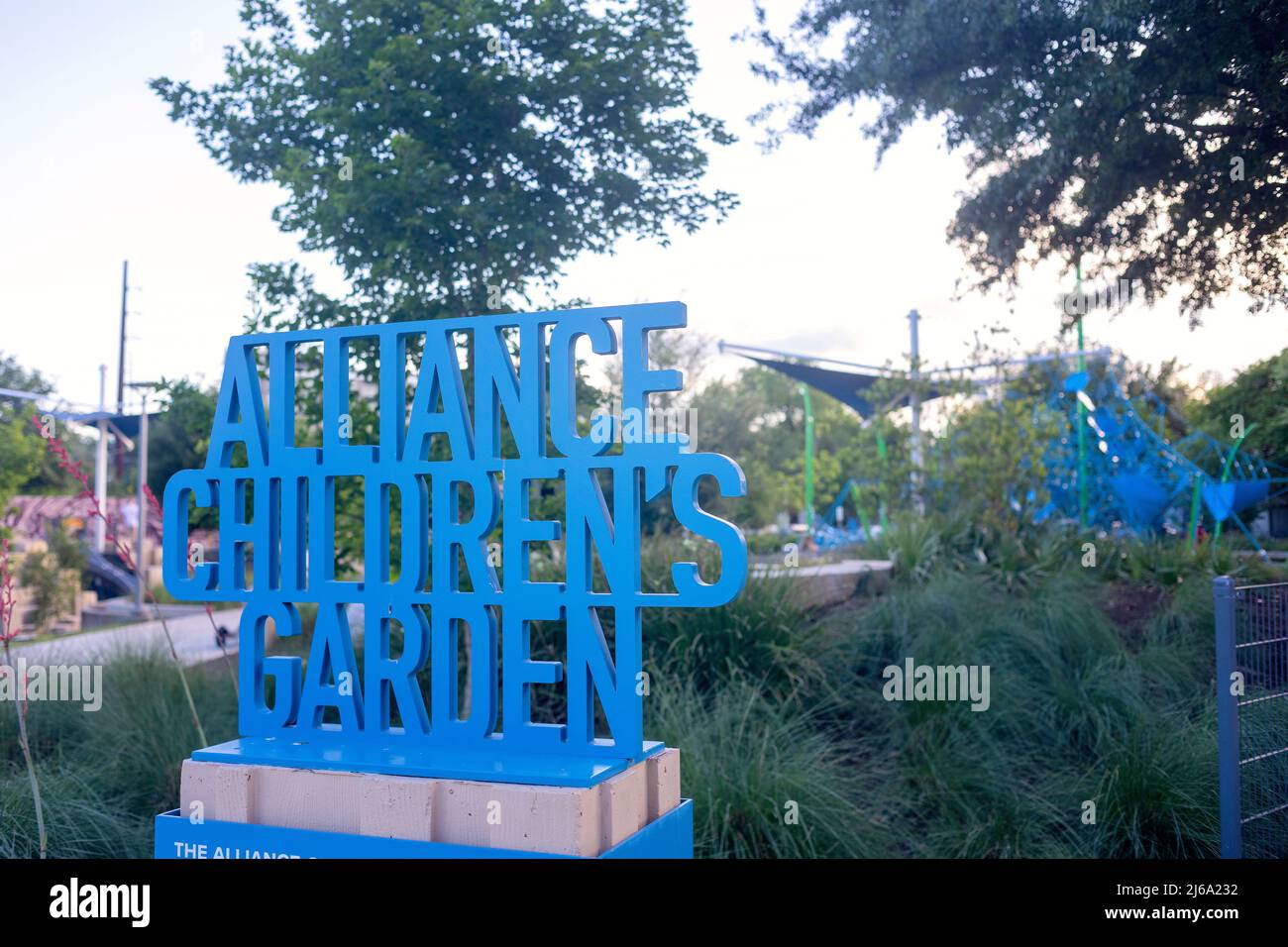 Alliance Children's Garden, Butler Park, Austin, Texas Banque D'Images