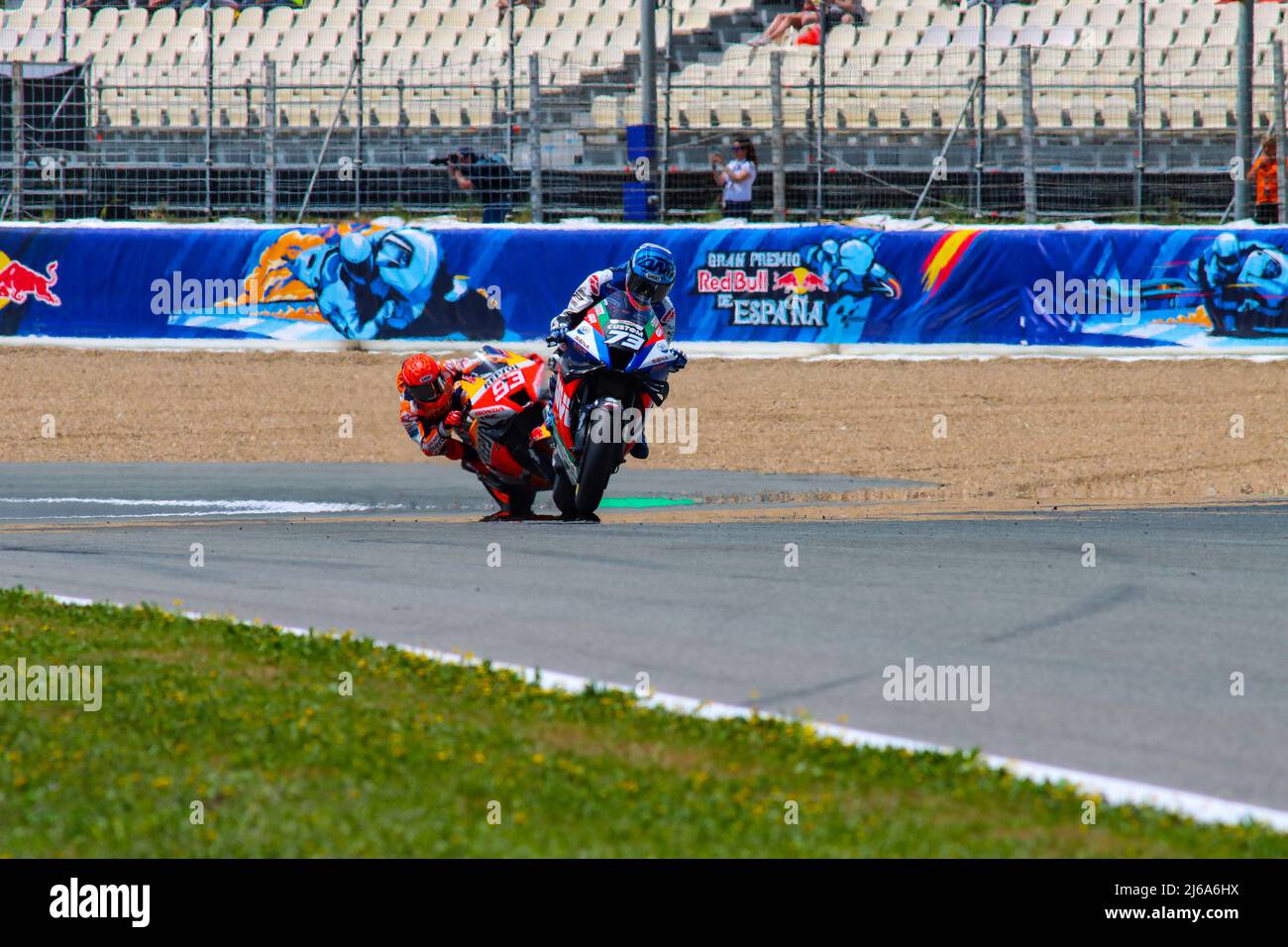 MotoGP, pratique libre, 73 Alex Marquez , 93 Marq Marquez Banque D'Images