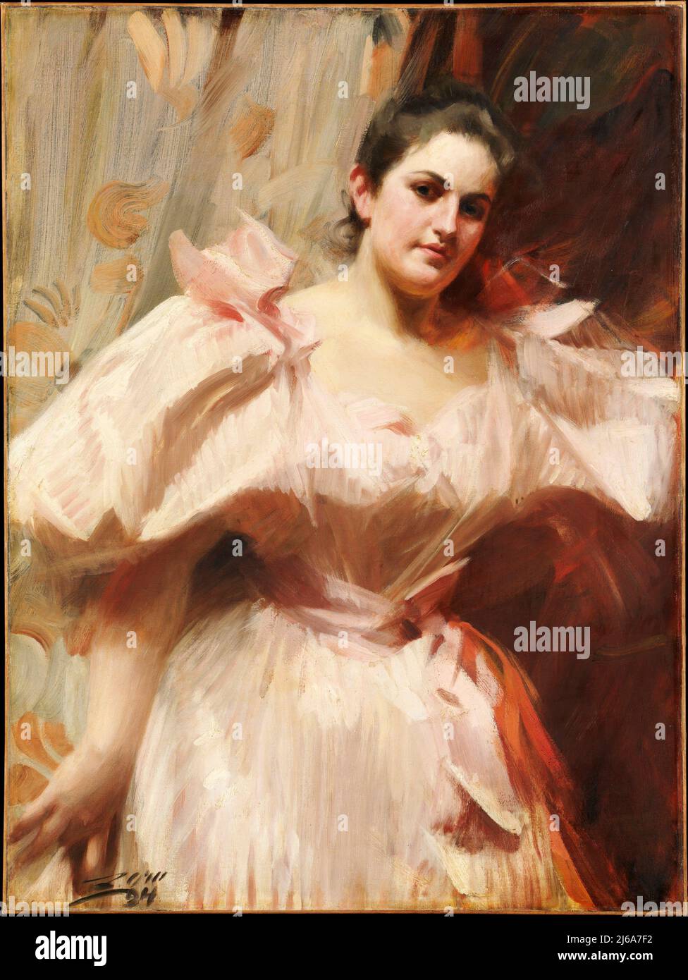 Frieda Schiff (1876-1958), plus tard Mme Felix M. Warburg. Anders Zorn. 1894. Banque D'Images