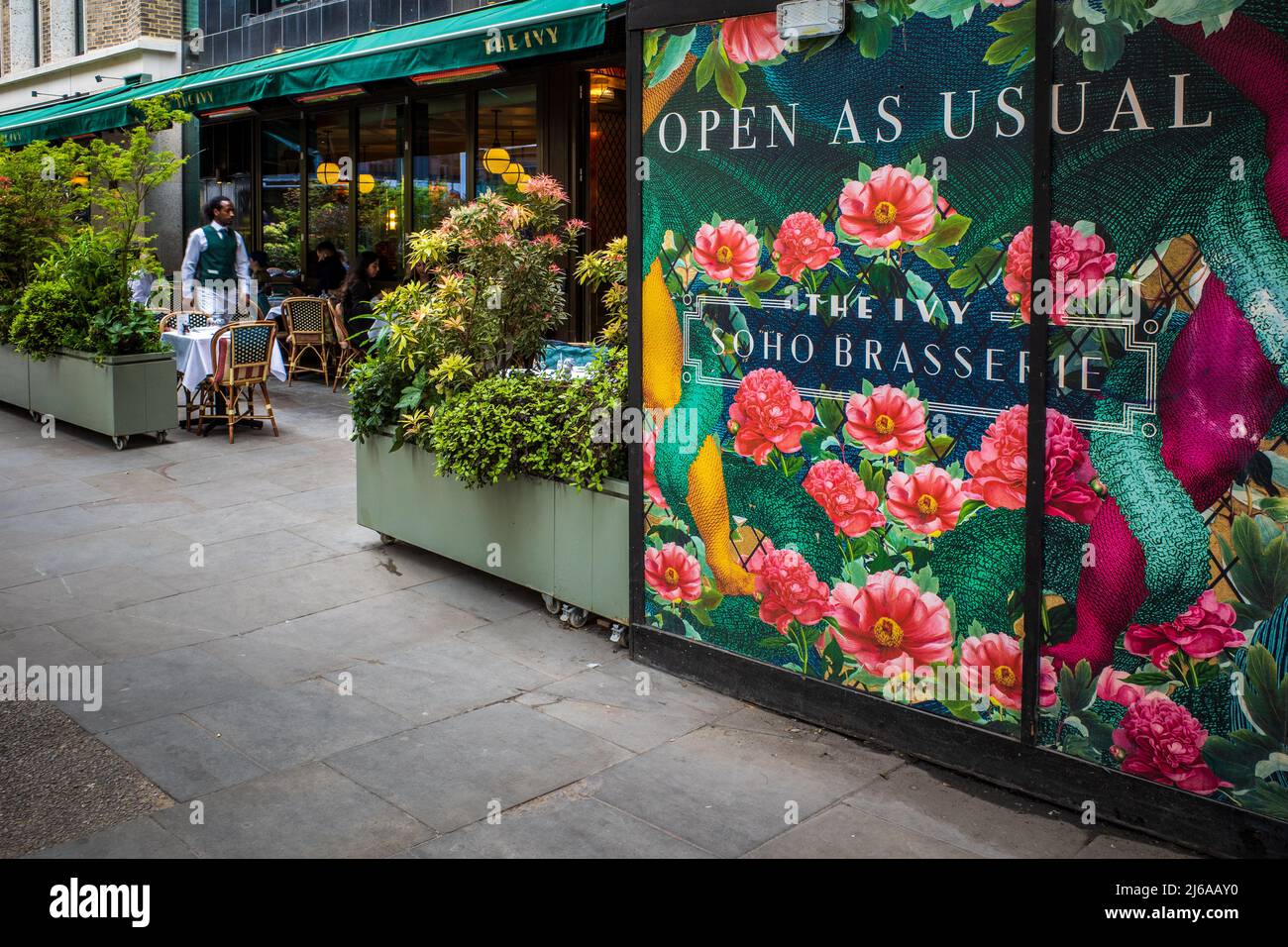 The Ivy Soho Brasserie - The Ivy Restaurant on Broadwick Street Soho Central London Banque D'Images
