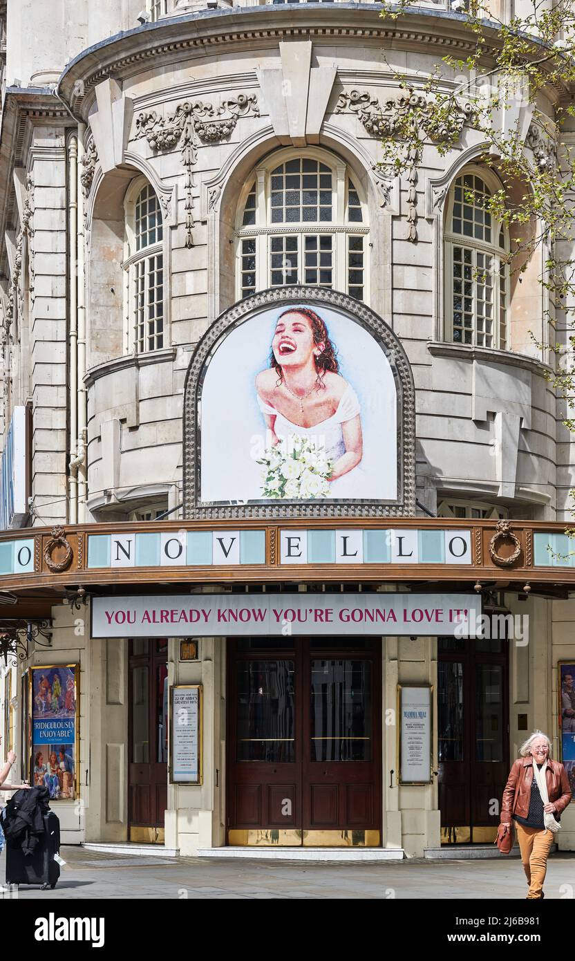 Comédie musicale 'mamma Mia' au théâtre de Novello, Londres, Angleterre. Banque D'Images