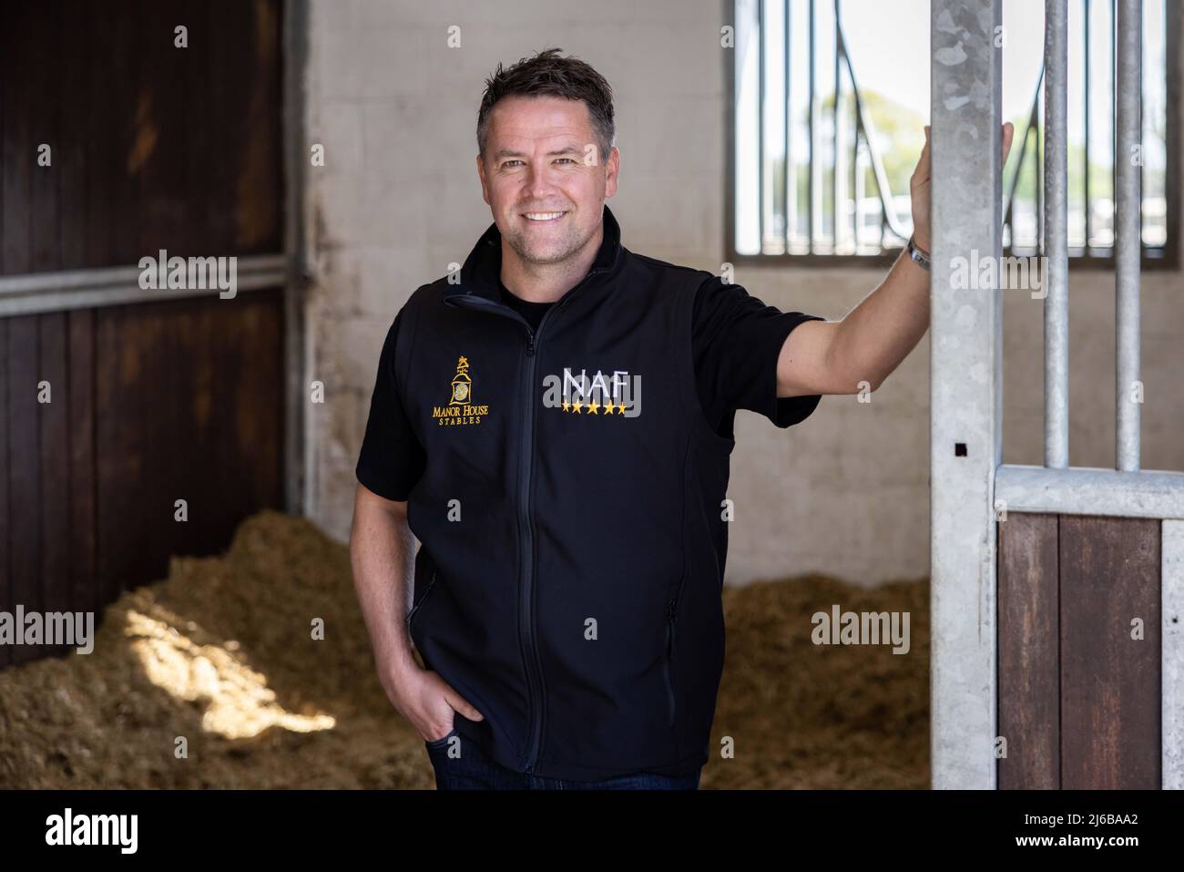 Manor House stables Malpas Cheshire. Pic montre Michael Owen