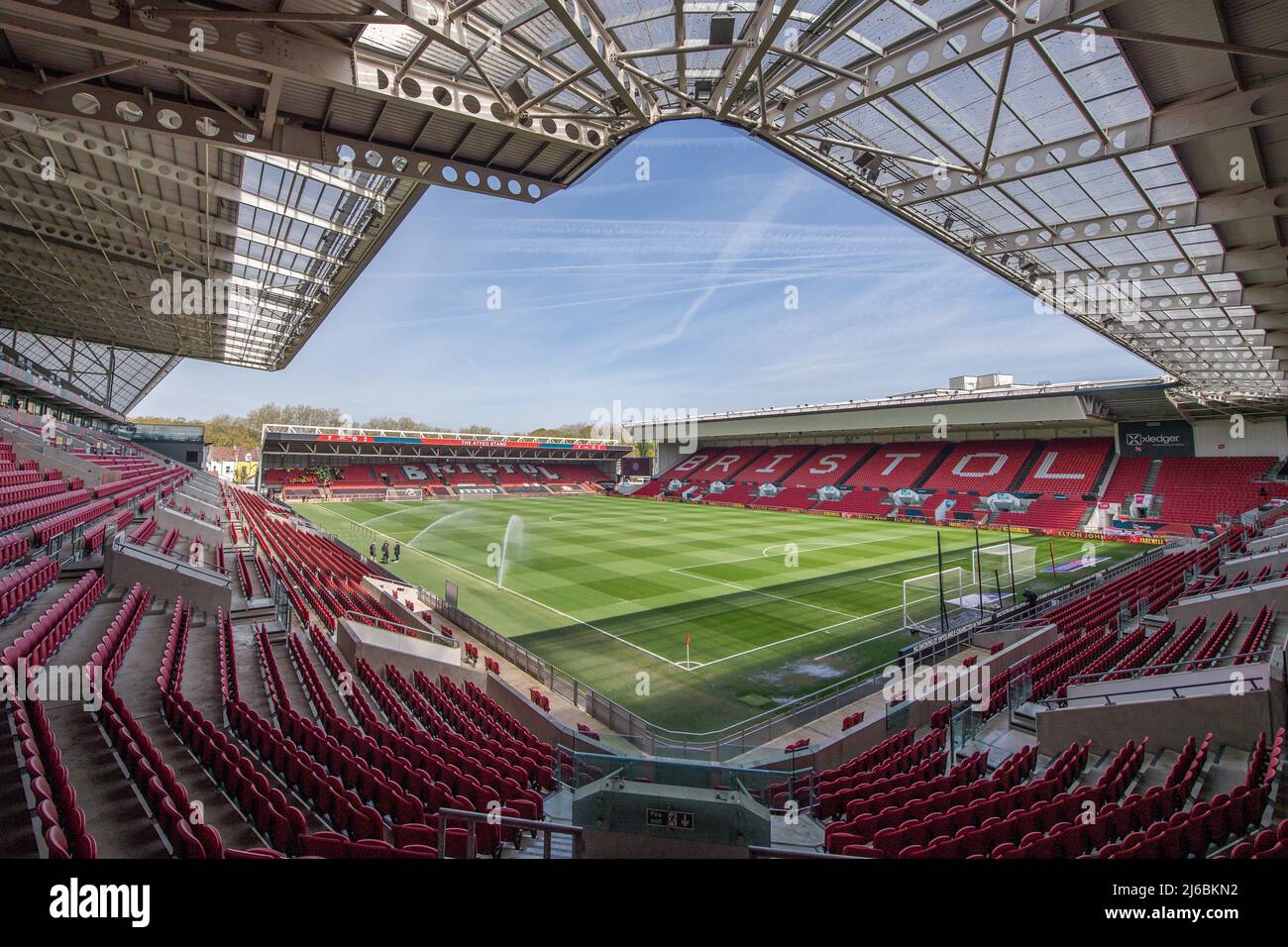 Vue générale du stade Ashton Gate, domicile de Bristol City à , le 4/30/2022. (Photo de Craig Thomas/News Images/Sipa USA) Banque D'Images