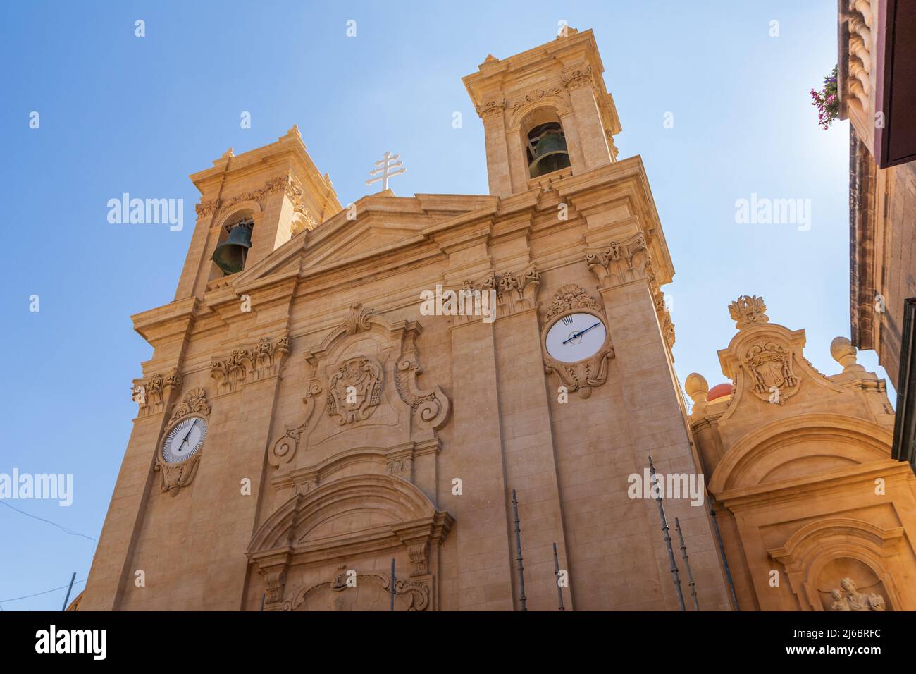 Cathédrale d'Assomption sur Gozo Banque D'Images