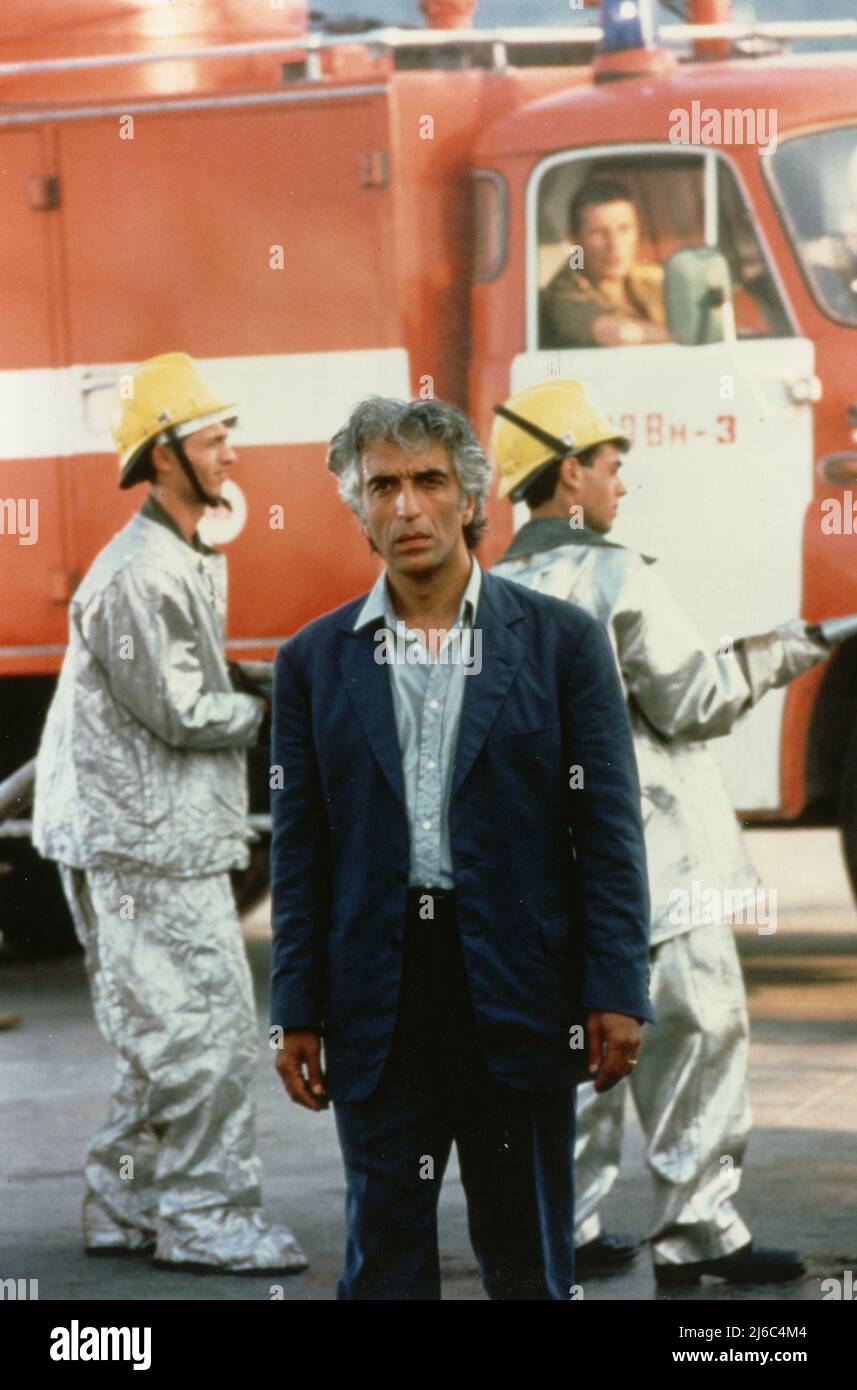 Gerard Darmon, acteur et chanteur franco-marocain, dans le film le sang des innocents, France 1993 Banque D'Images