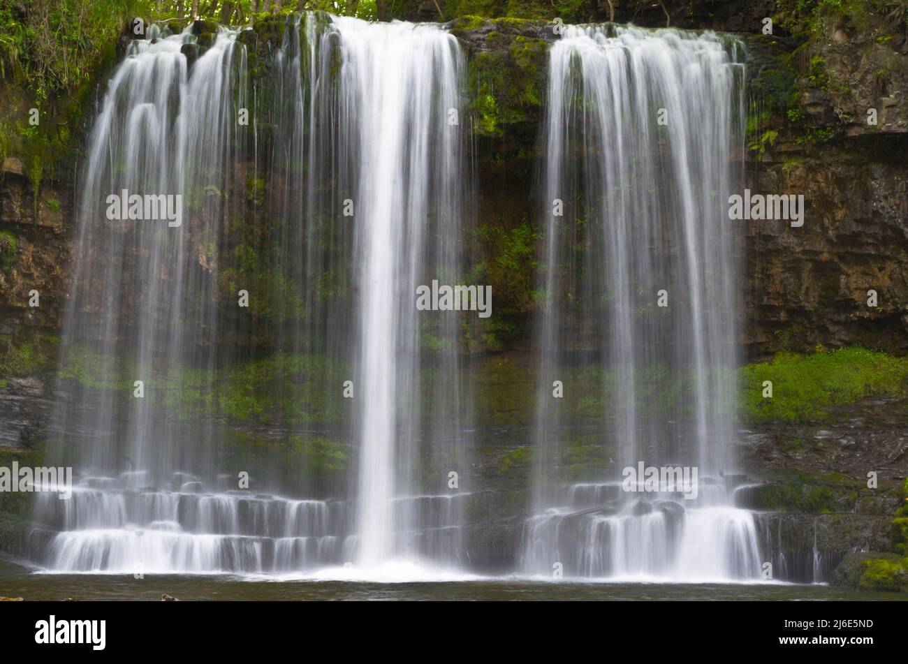 Sgwd an Eira, Breacon Beacons, pays de Galles, Royaume-Uni Banque D'Images