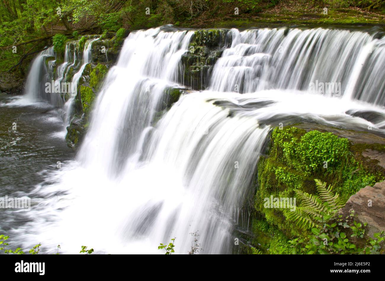 Sgwd y Pannwr, Brecon Beacons, pays de Galles, Royaume-Uni Banque D'Images