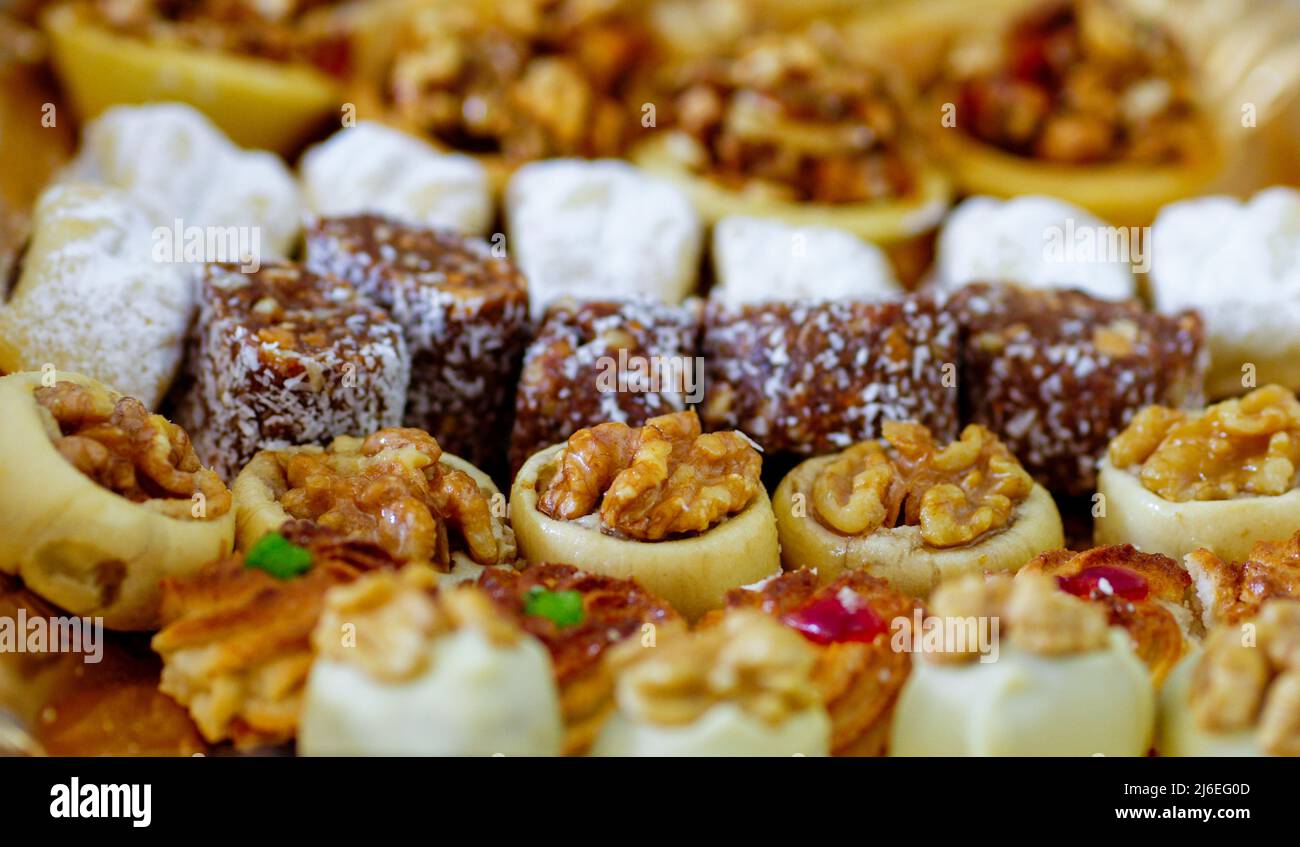 La Haye, pays-Bas. 1st mai 2022. 2022-05-01 13:16:56 LA HAYE - cookies marocains à la boulangerie de Marrakech à cause de la Fest du sucre. Le mois islamique de jeûne du Ramadan est terminé. Les musulmans du monde entier célèbrent la fin du jeûne avec Eid al-Fitr. ANP MARCO DE SWART pays-bas - belgique Out crédit: ANP/Alay Live News Banque D'Images