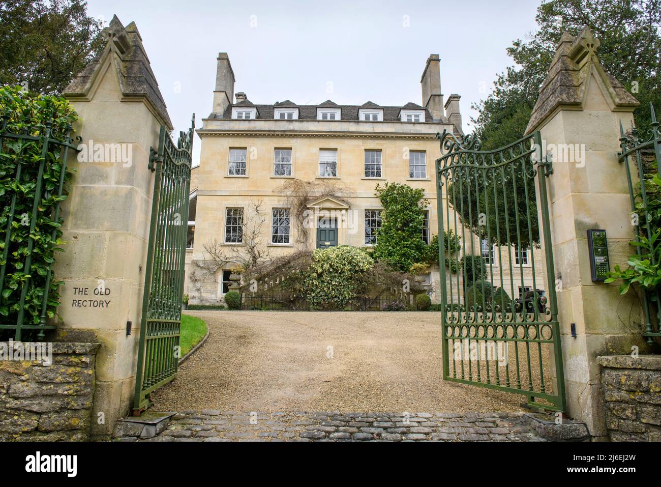 The Old Rectory in Combe Hay, Somerset, Royaume-Uni Banque D'Images