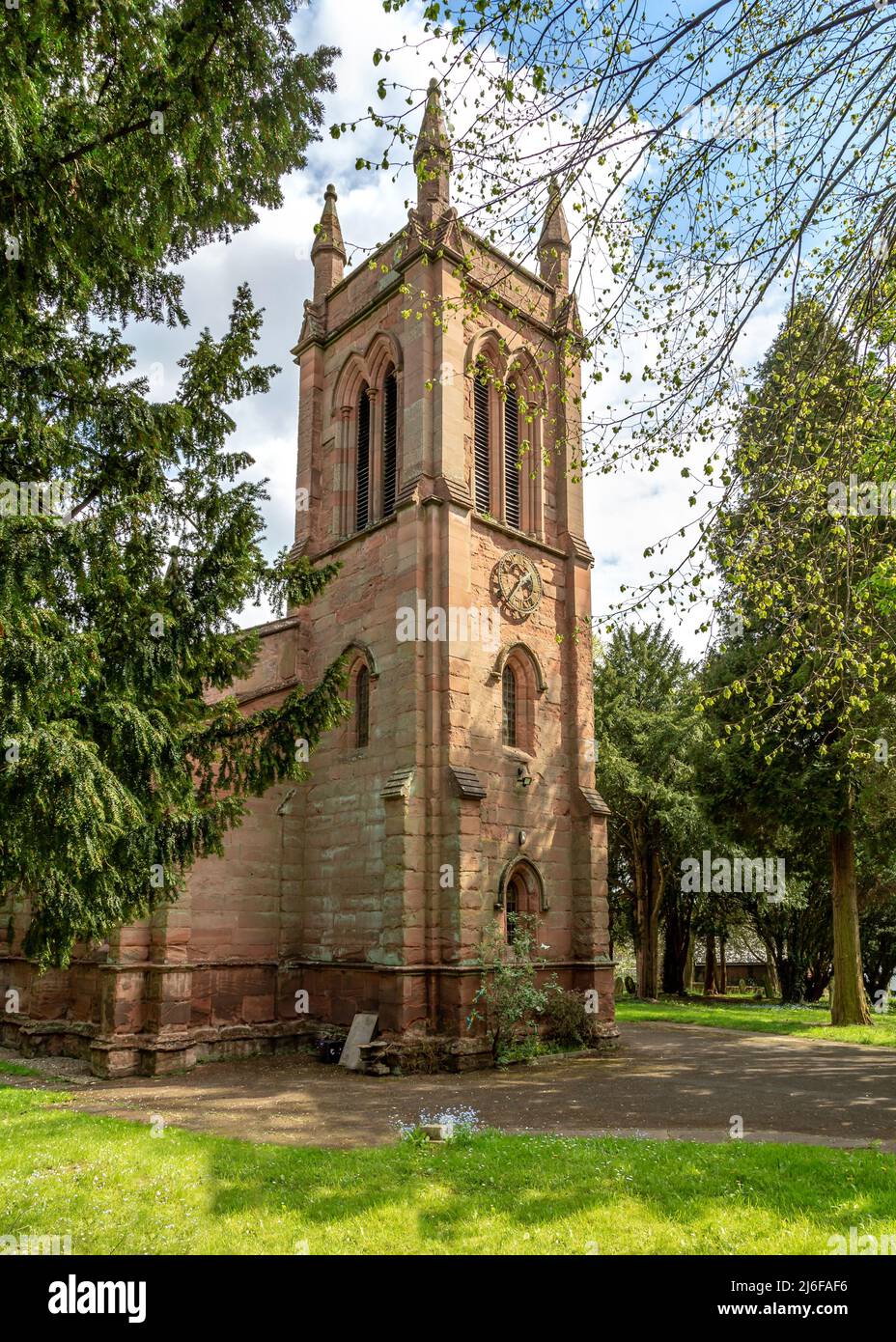 Christ Church à Catshill, Worcestershire, Angleterre. Banque D'Images