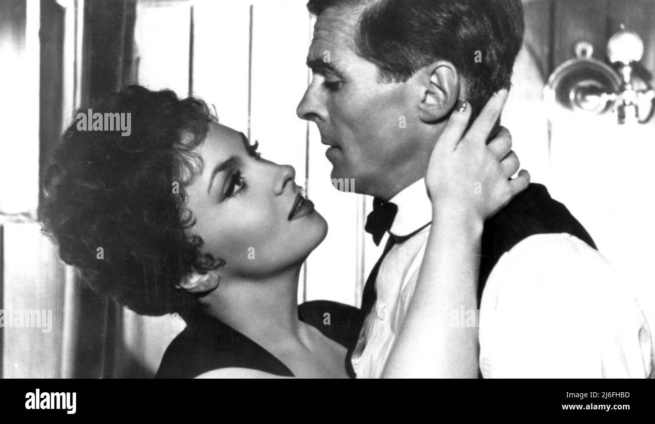 BATTEZ LE FILM DEVIL 1953 United Artists avec Gina Lollobrigida et Edward Underdown Banque D'Images