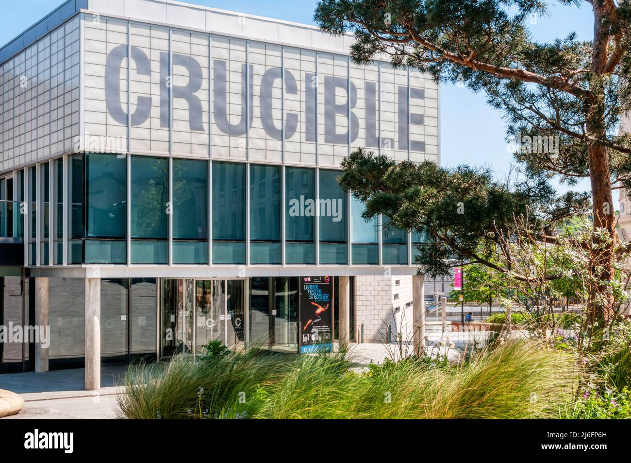 The Crucible Theatre, Sheffield, South Yorkshire, Angleterre Banque D'Images
