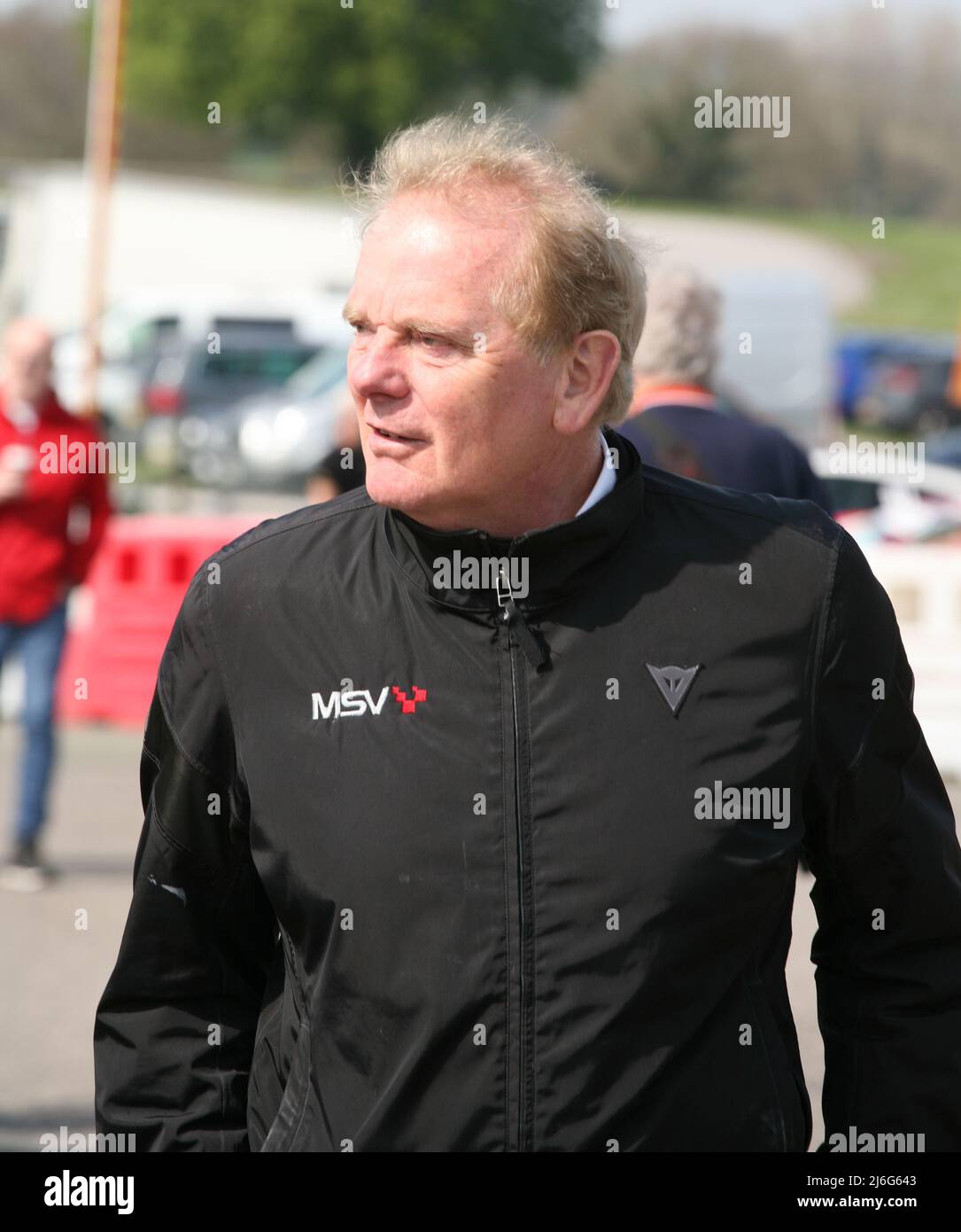 Jonathan Palmer propriétaire de Motor Sport Vision et ancien pilote de Formule 1 Grand Prix et commentateur de la BBC TV Banque D'Images