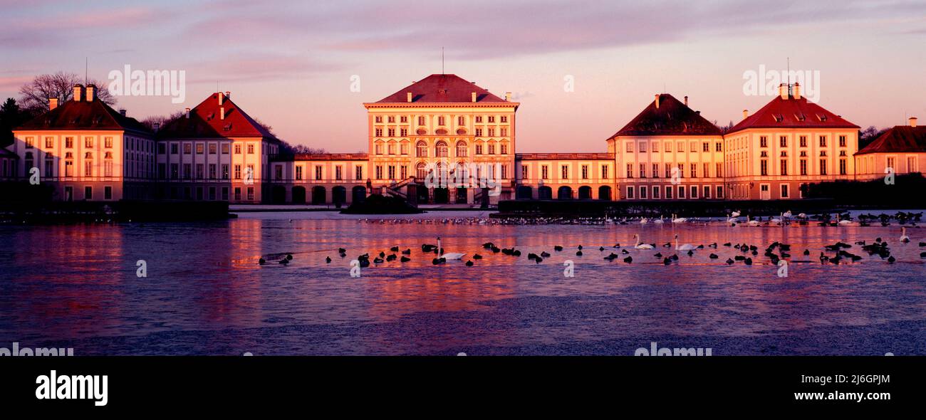 Château du palais de Nymphenburg, Munich, Allemagne Banque D'Images
