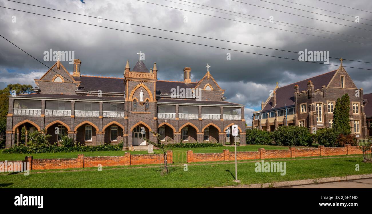 Le couvent Saint-Joseph, construit en 1916, a été initialement utilisé comme couvent pour l'école catholique Glen Innes, abritant des étudiants de l'extérieur de la ville Banque D'Images