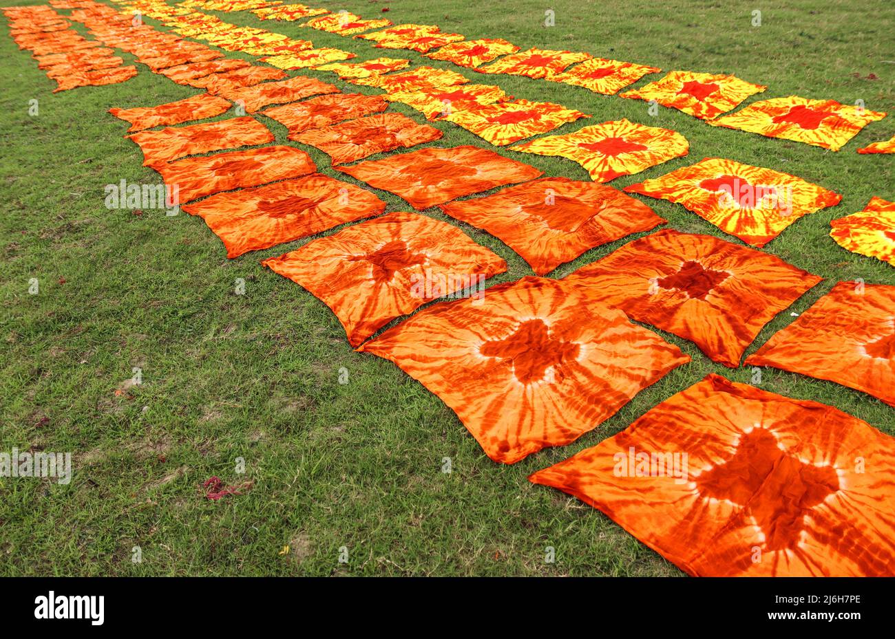 Séchage des fils Banque D'Images