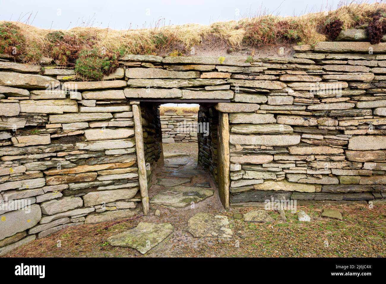 Knap of Howar, Papa Westray, Orkney, Royaume-Uni 2022 Banque D'Images