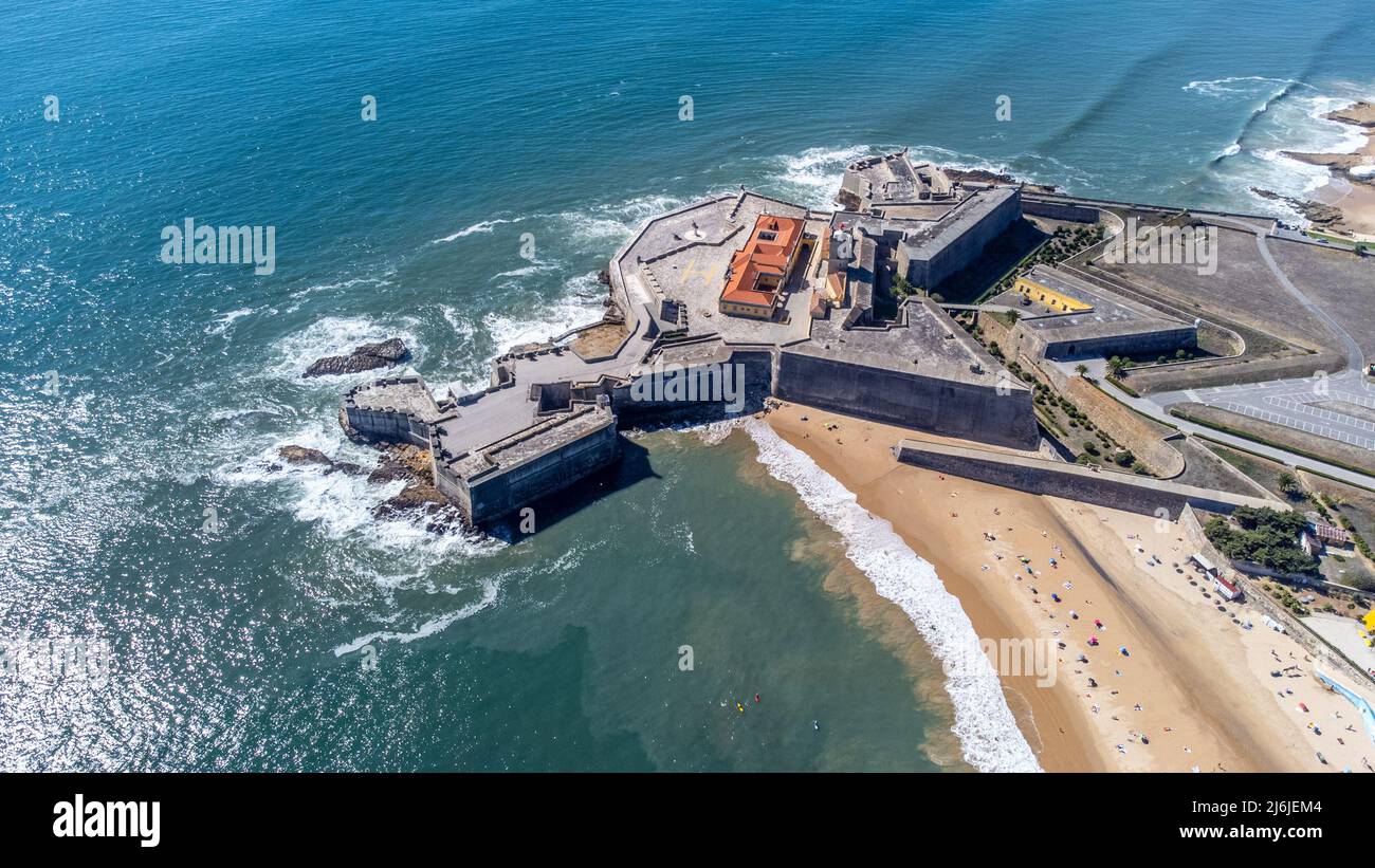 Forte de São Julião da Barra, Algés, Portugal Banque D'Images