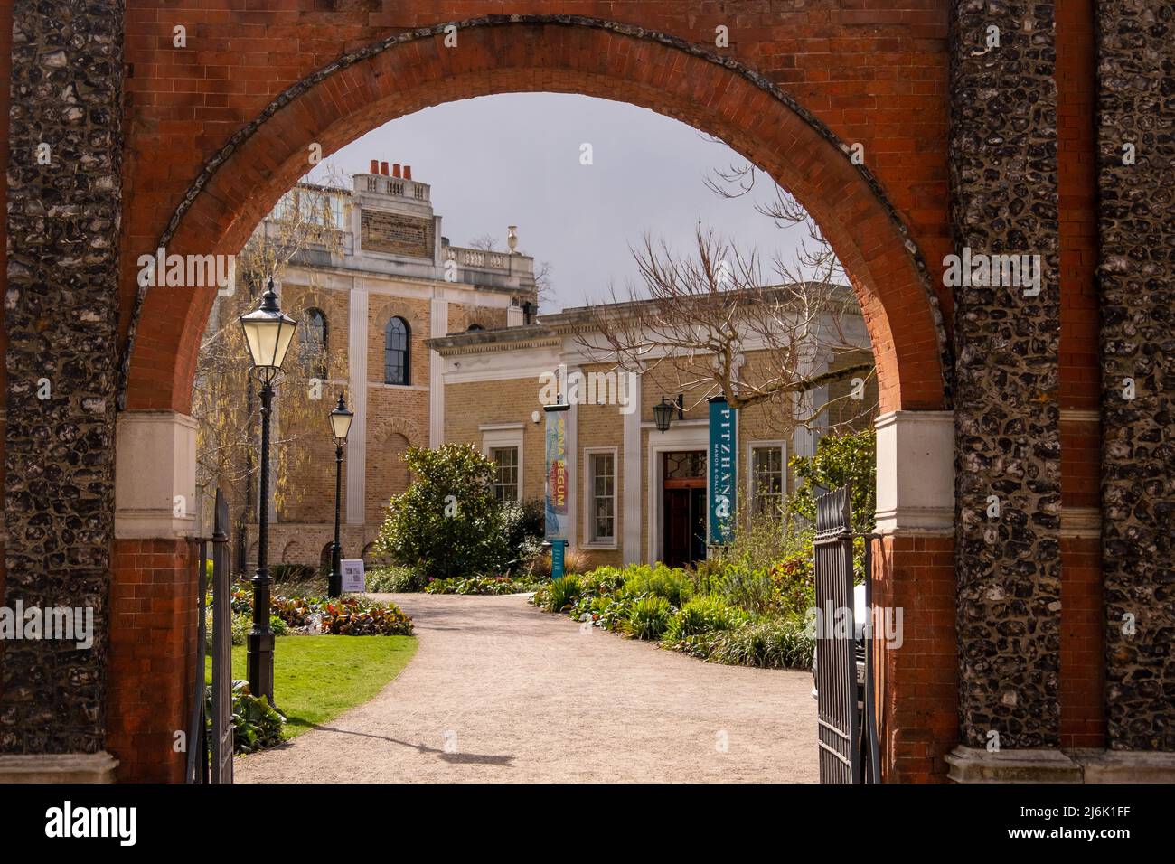 Londres- avril 2022: Pizthanger Manor, une maison historique à Ealing, dans l'ouest de Londres- a récemment rouvert comme une attraction locale avec galerie et terrain Banque D'Images