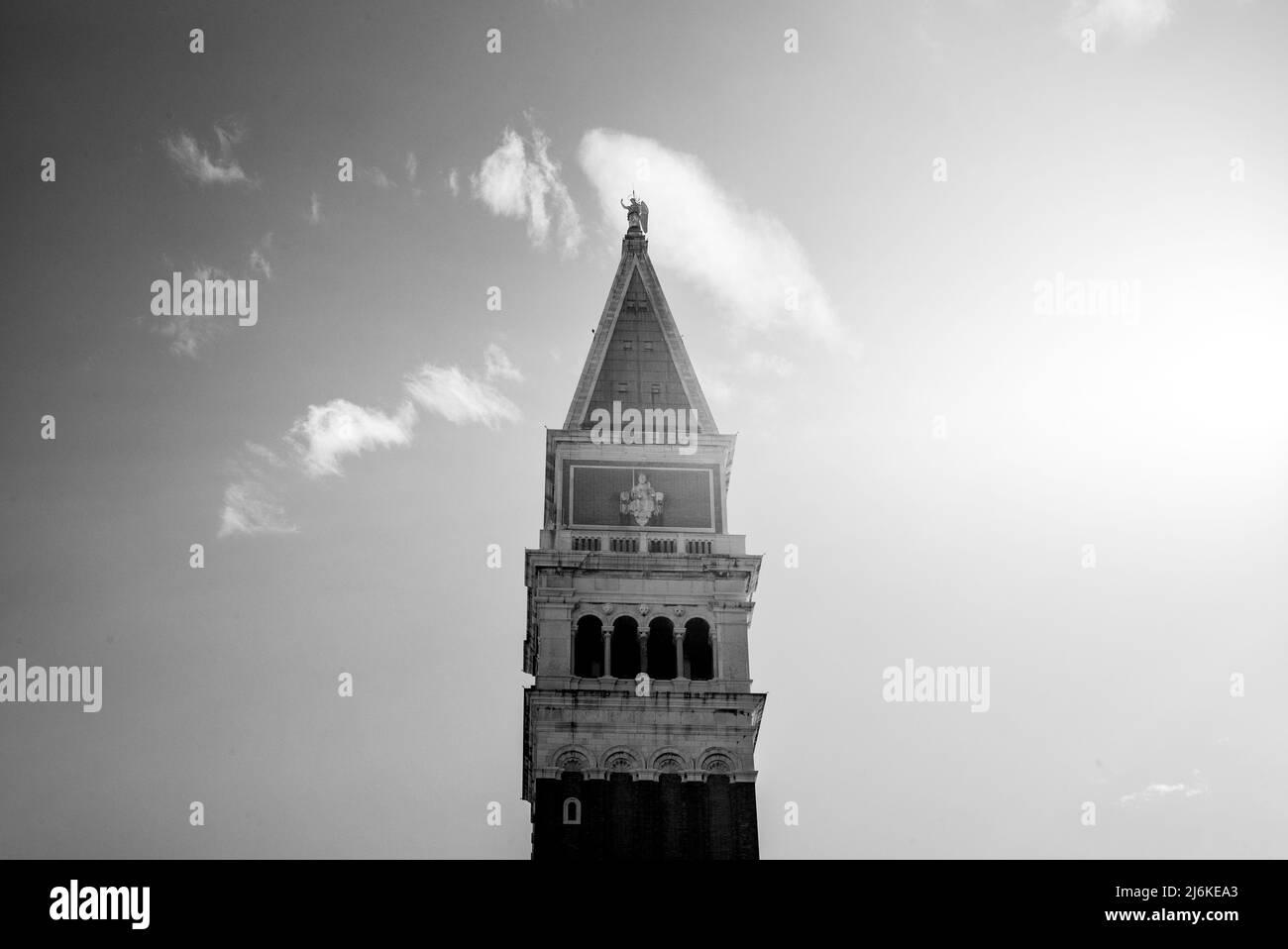 Campanile de San Marco, place Saint-Marc Venise Banque D'Images