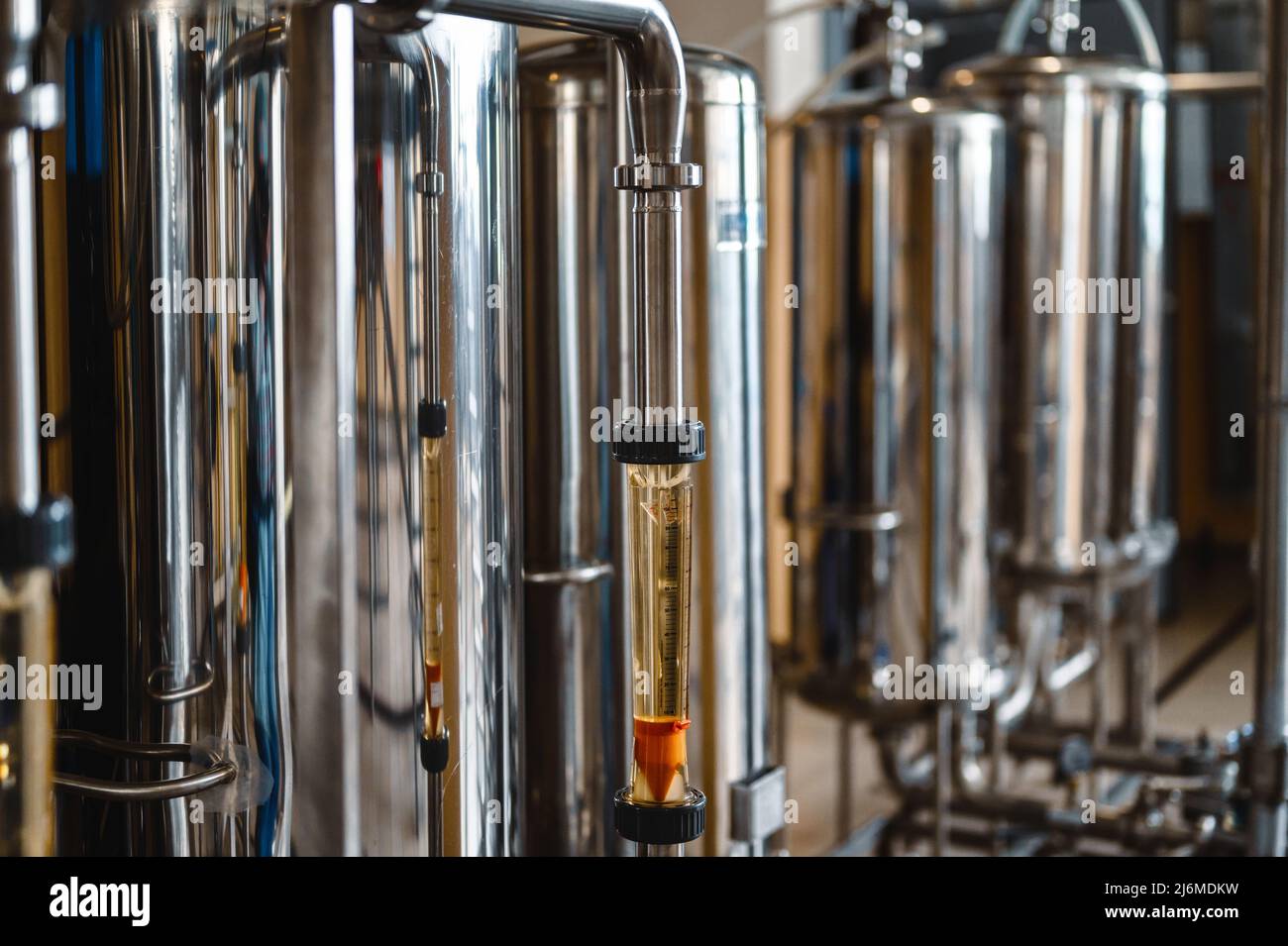 Indicateur instantané de débit de liquide pour contrôler l'équipement Banque D'Images