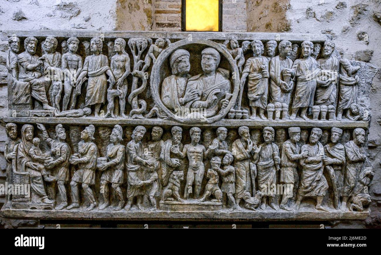 Italie Emilia Romagna Bertinoro: Musée interreligieux: Genèse Banque D'Images