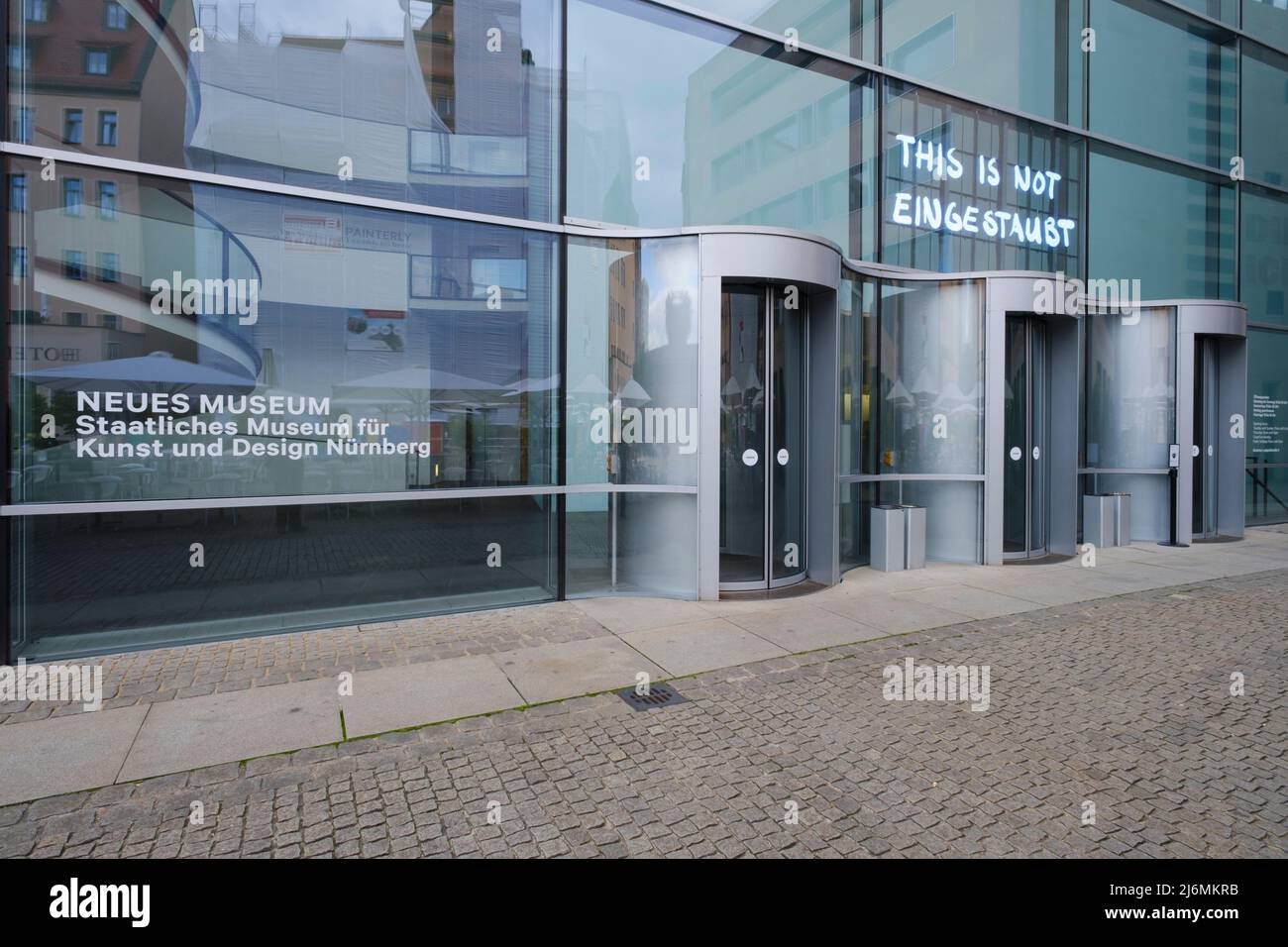 Nouveau musée d'art et de design, Nuremberg Banque D'Images