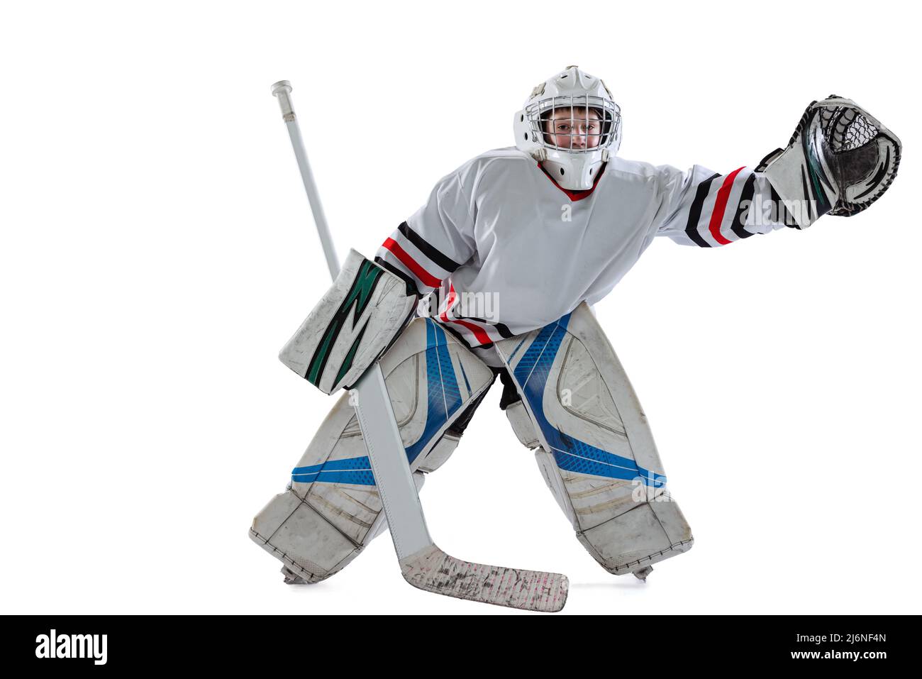 Gant de hockey sur glace Banque d'images détourées - Alamy