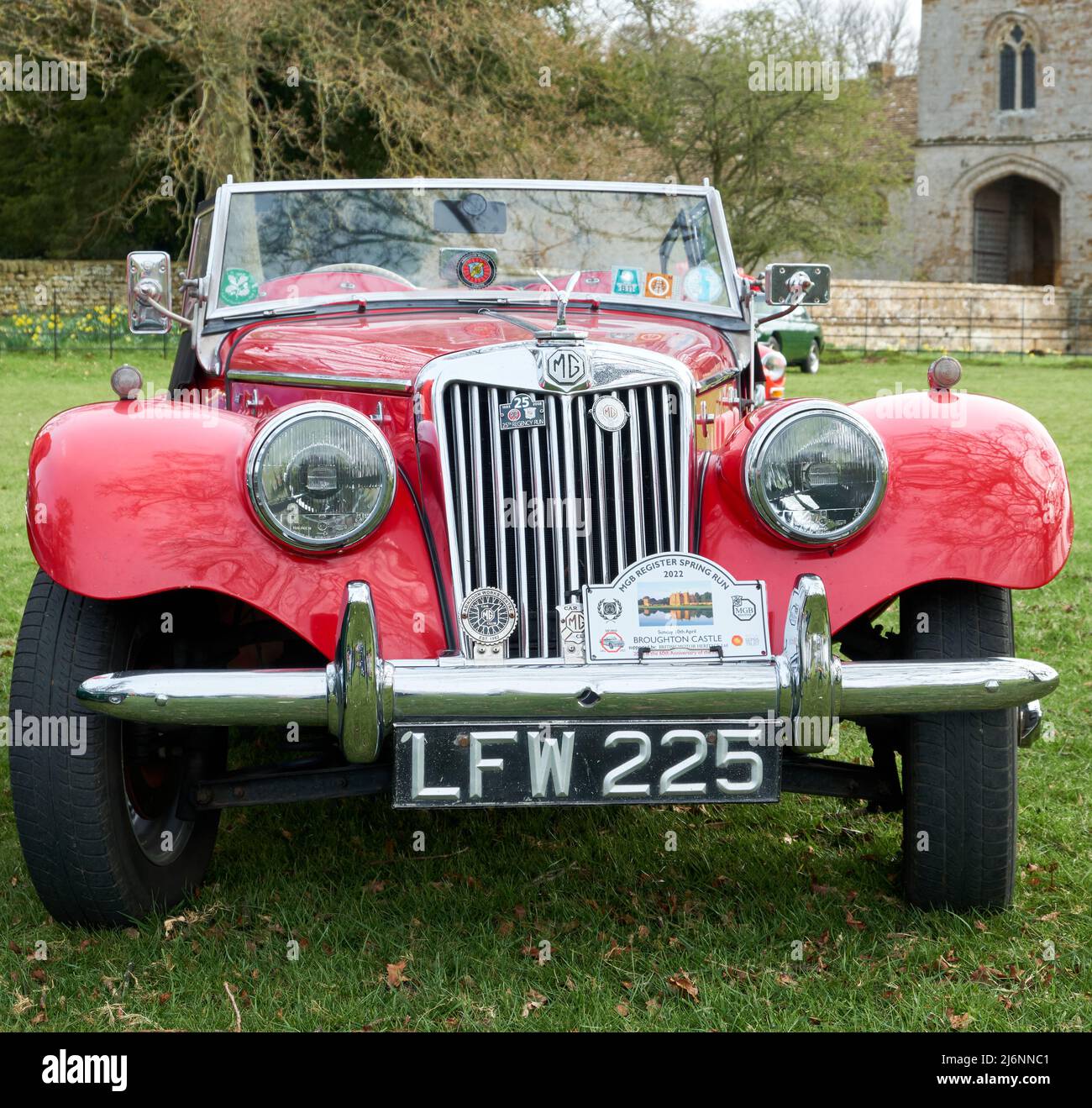 Voiture sport Classic MG TF Banque D'Images