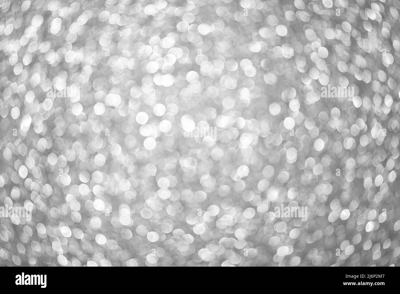 Abstrait festif élégant fond gris de flou avec des lumières de bokeh et la texture étoiles Banque D'Images