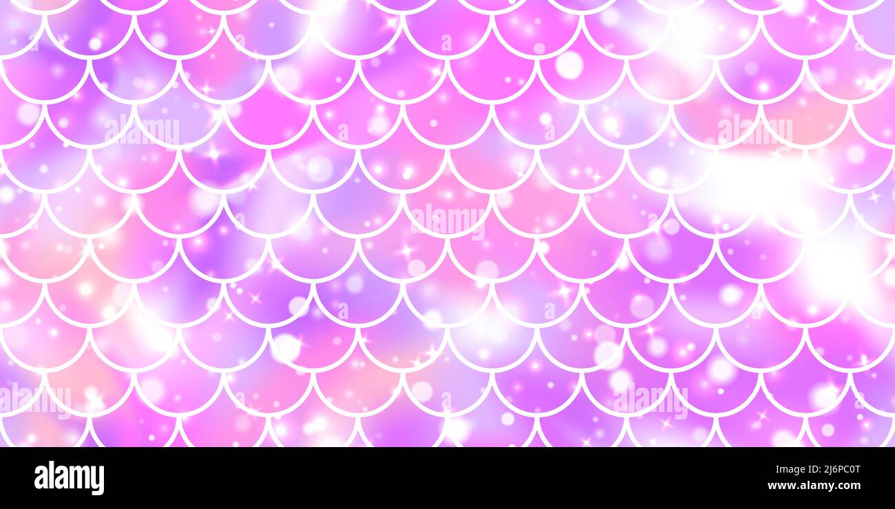 Motif Holographique Violet Fluo Echelle De Sirene Sans Couture Fond Vectoriel De Degrade Pastel A Feuille Floue Hologramme De Kawaii Bokeh Girlie Doux Unico Image Vectorielle Stock Alamy