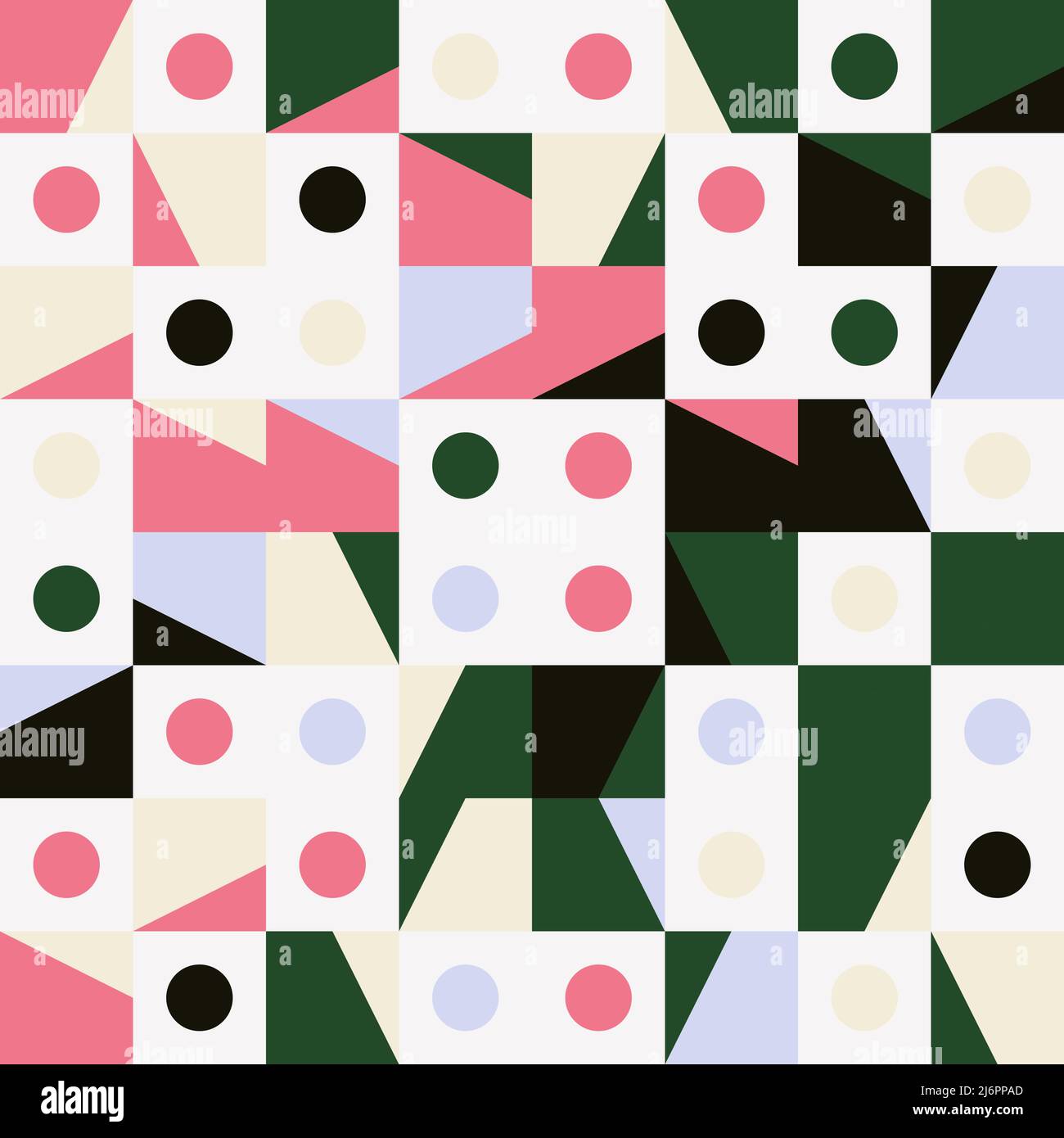 Motif vectoriel abstrait composé de formes et d'éléments géométriques variés. Graphiques géométriques pour affiche, couverture, art, présentation, tirages Illustration de Vecteur