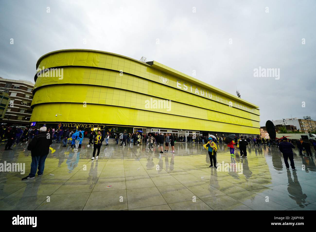 Une vue générale du stade avant la demi-finale de la Ligue des champions de l'UEFA, deuxième match à l'Estadio de la Ceramica, Villarreal. Date de la photo: Mardi 3 mai 2022. Banque D'Images