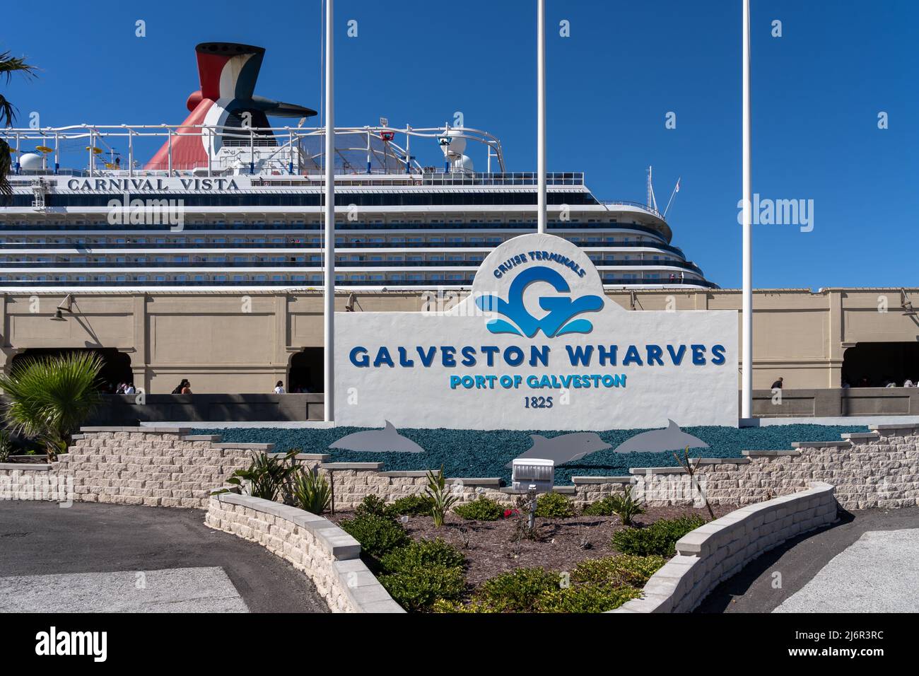 Galveston, Texas, États-Unis - 12 mars 2022 : port de Galveston, Texas, États-Unis le 12 mars 2022. Banque D'Images
